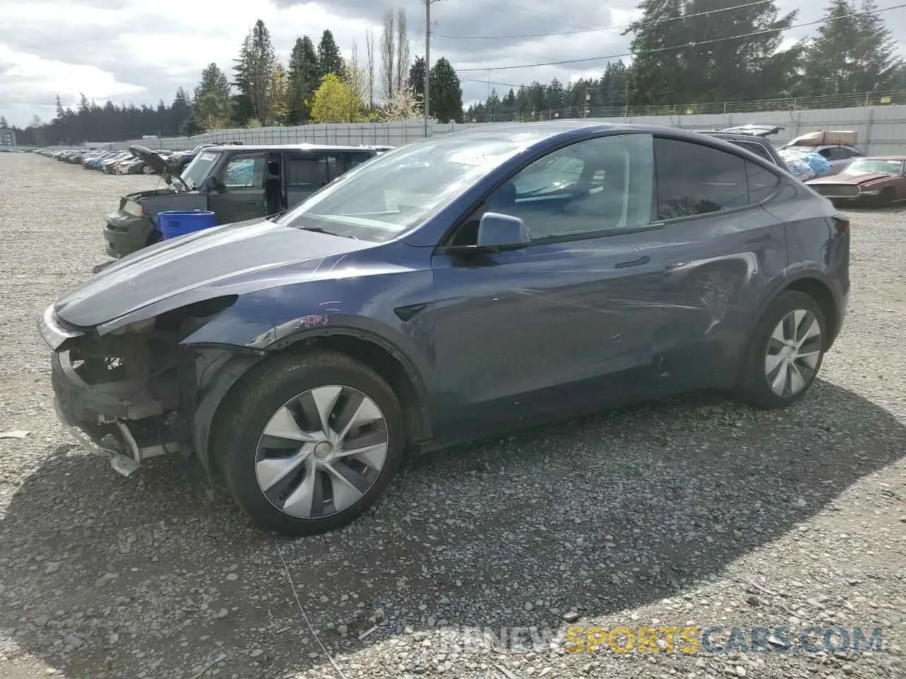 1 Фотография поврежденного автомобиля 7SAYGDEE5PF884462 TESLA MODEL Y 2023