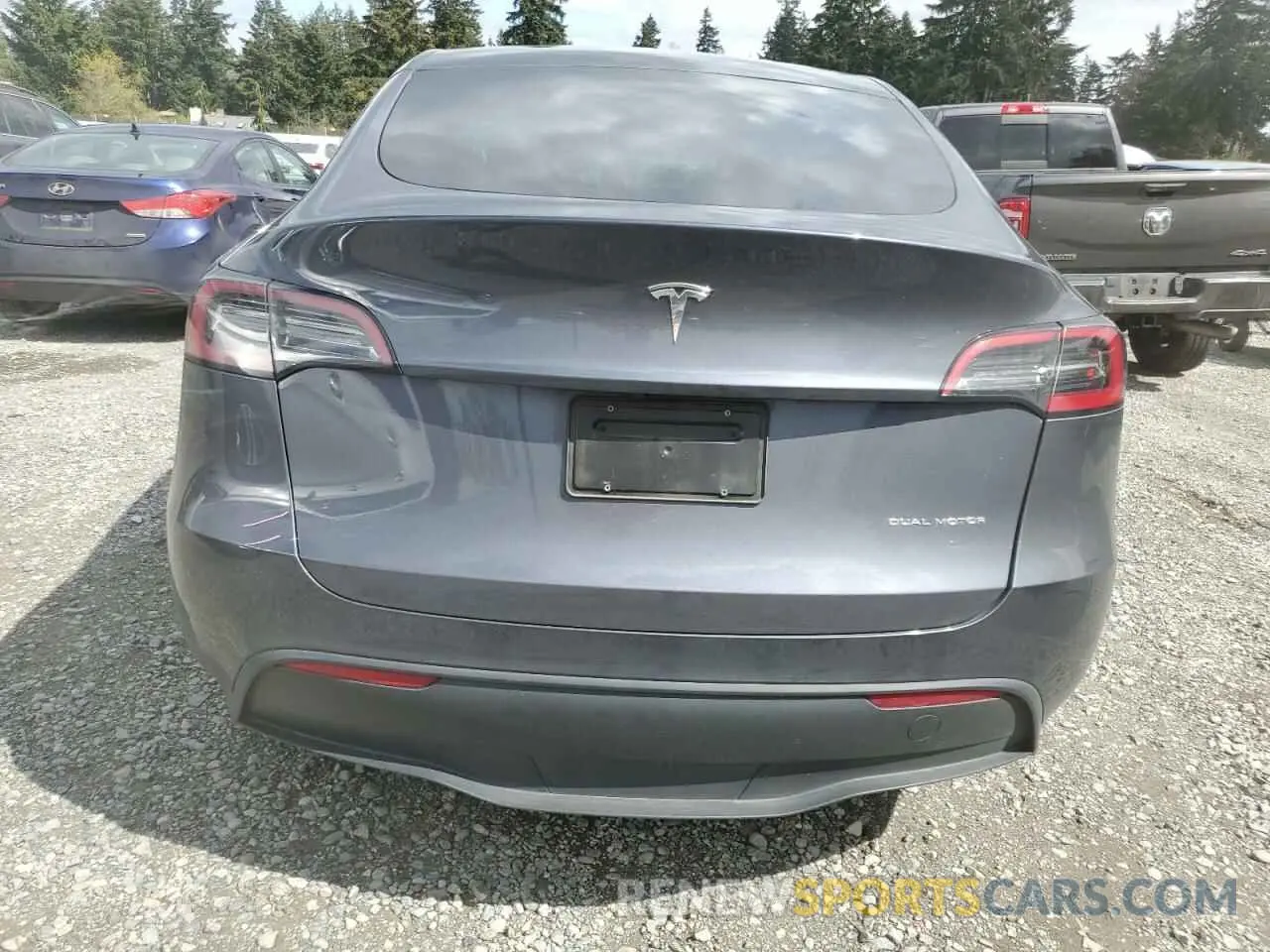 6 Фотография поврежденного автомобиля 7SAYGDEE5PF884462 TESLA MODEL Y 2023