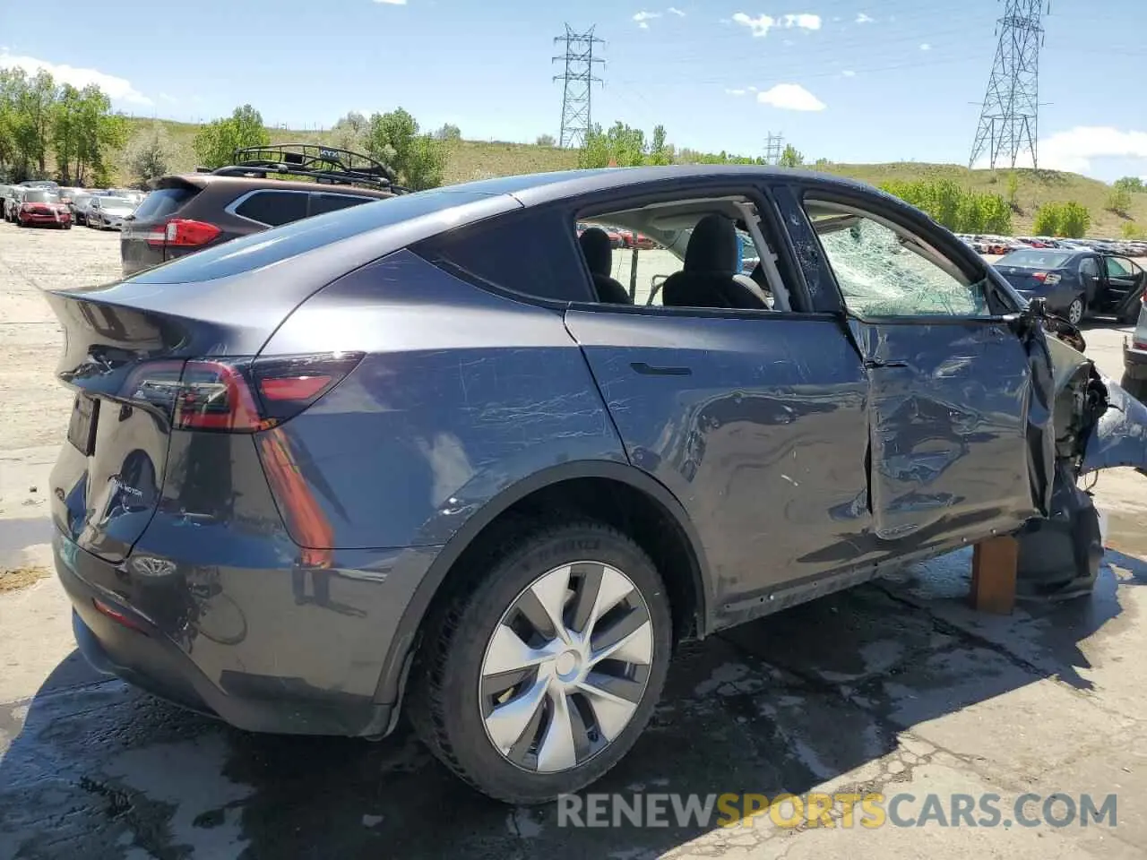 3 Фотография поврежденного автомобиля 7SAYGDEE5PF892335 TESLA MODEL Y 2023