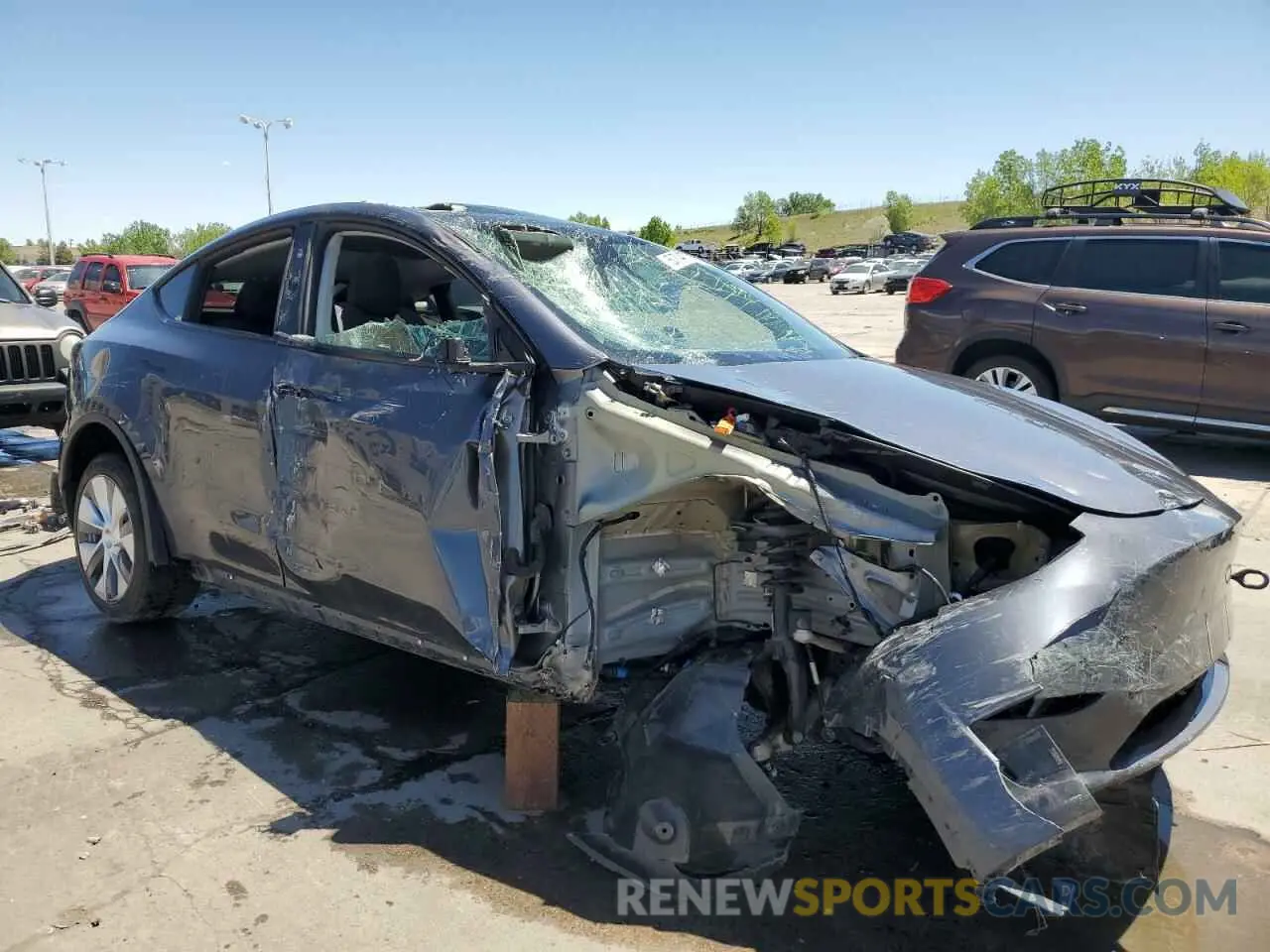 4 Фотография поврежденного автомобиля 7SAYGDEE5PF892335 TESLA MODEL Y 2023