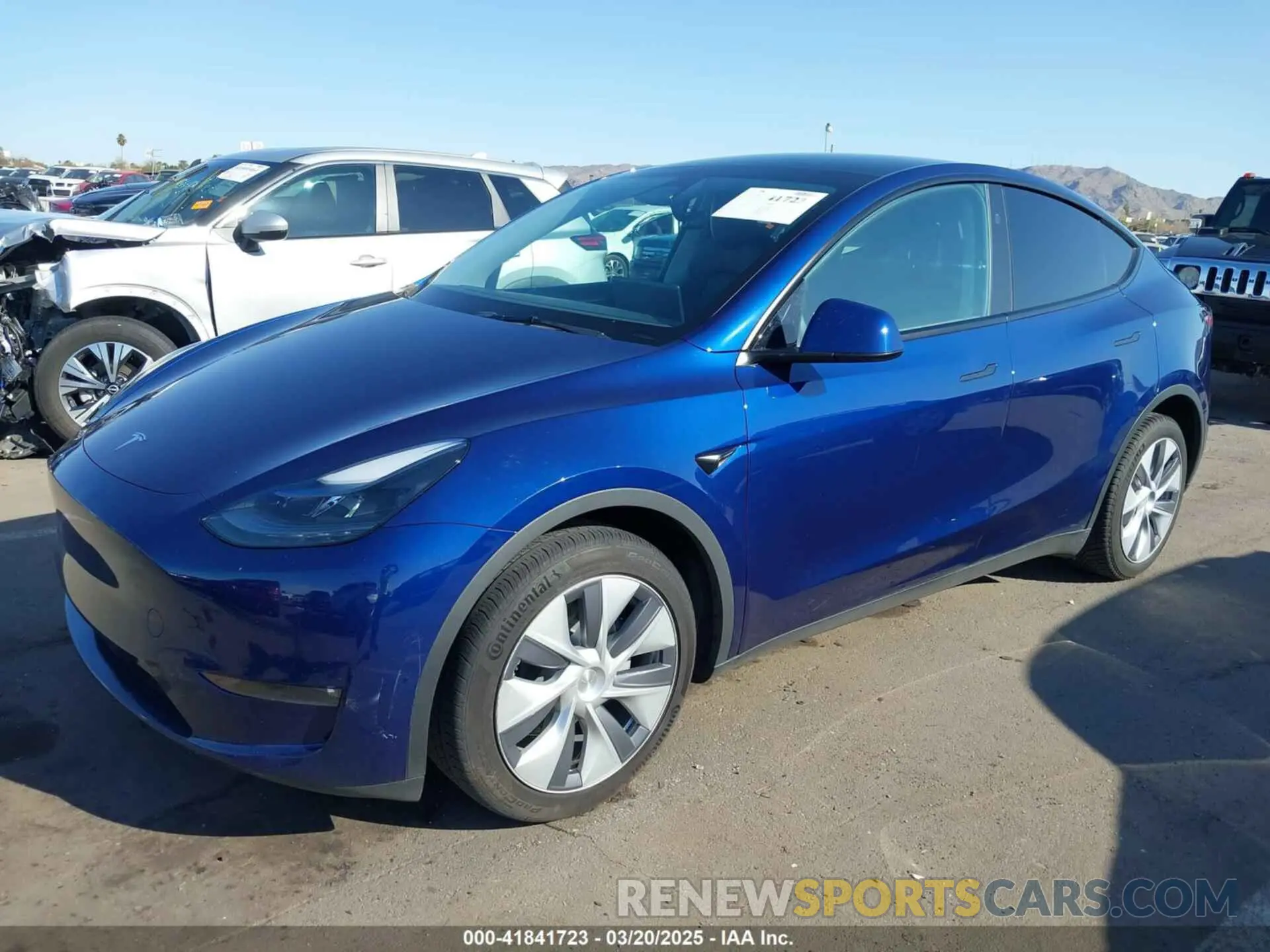 2 Фотография поврежденного автомобиля 7SAYGDEE5PF897583 TESLA MODEL Y 2023