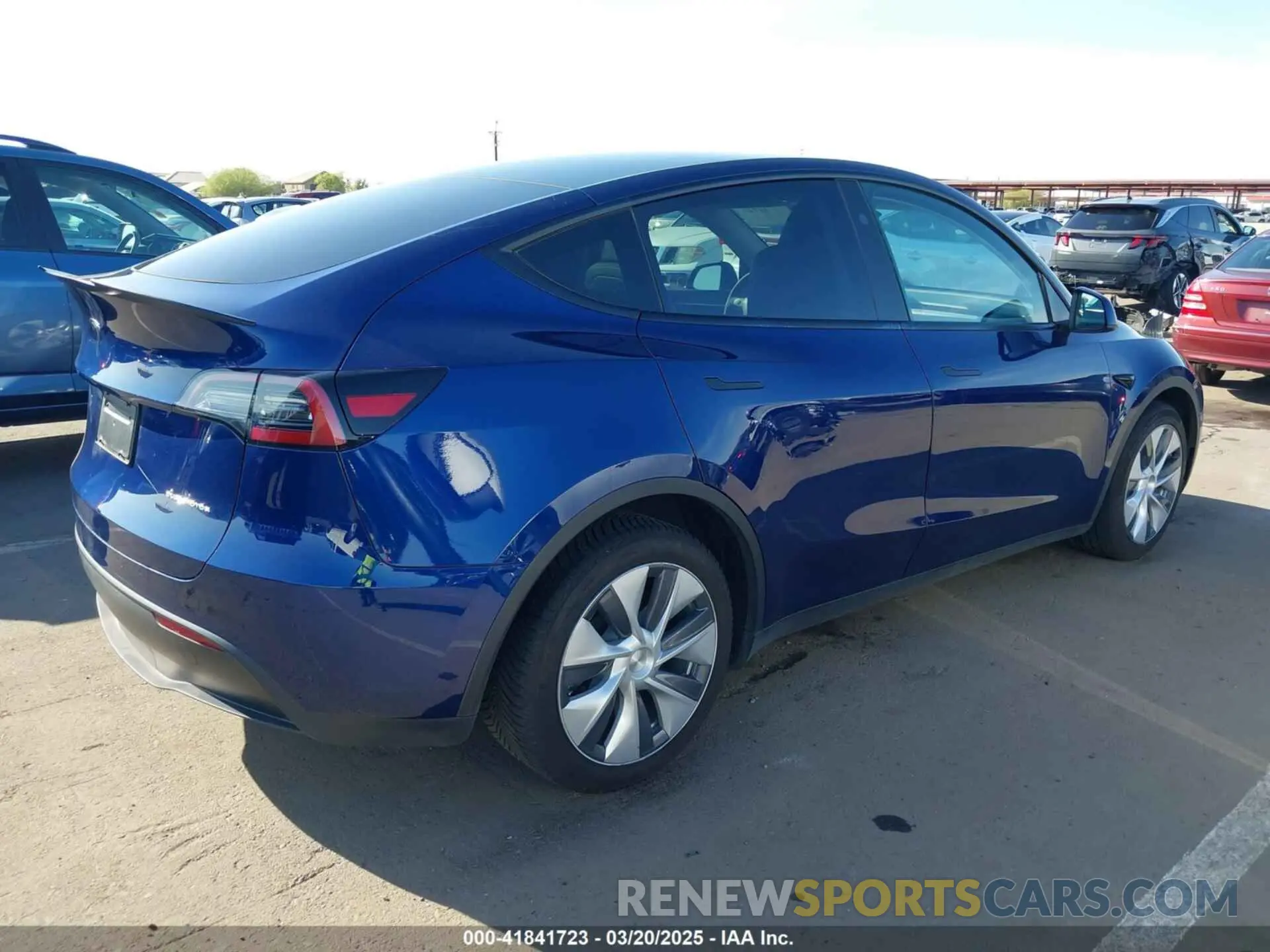 4 Фотография поврежденного автомобиля 7SAYGDEE5PF897583 TESLA MODEL Y 2023