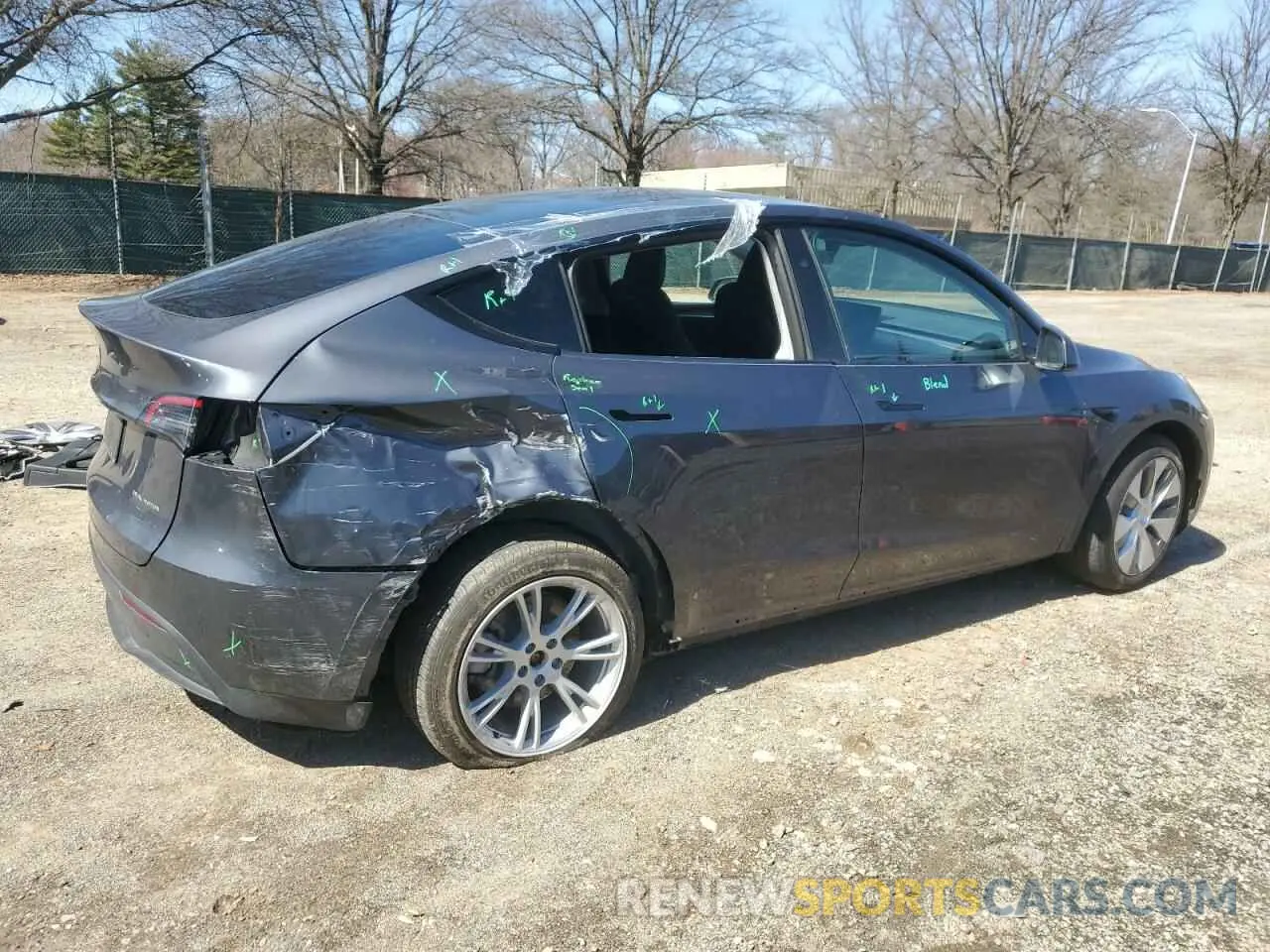 3 Photograph of a damaged car 7SAYGDEE5PF909201 TESLA MODEL Y 2023
