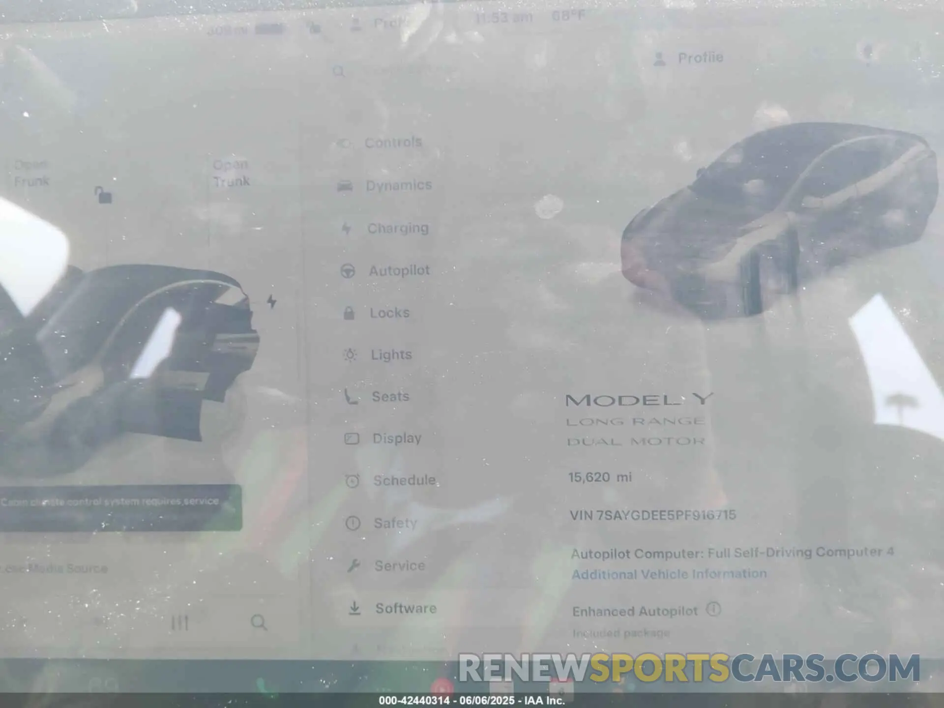 7 Photograph of a damaged car 7SAYGDEE5PF916715 TESLA MODEL Y 2023