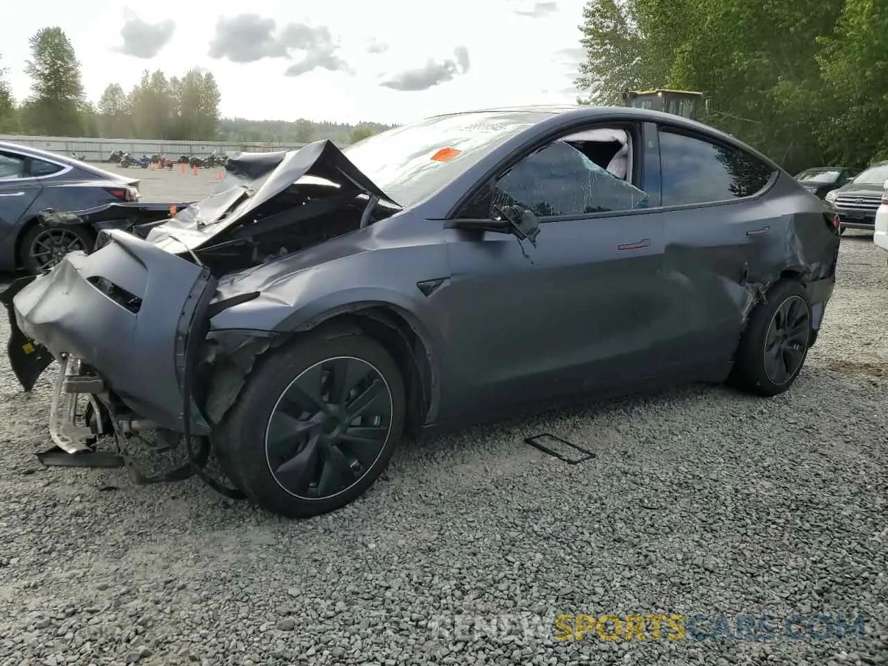 1 Фотография поврежденного автомобиля 7SAYGDEE5PF921915 TESLA MODEL Y 2023