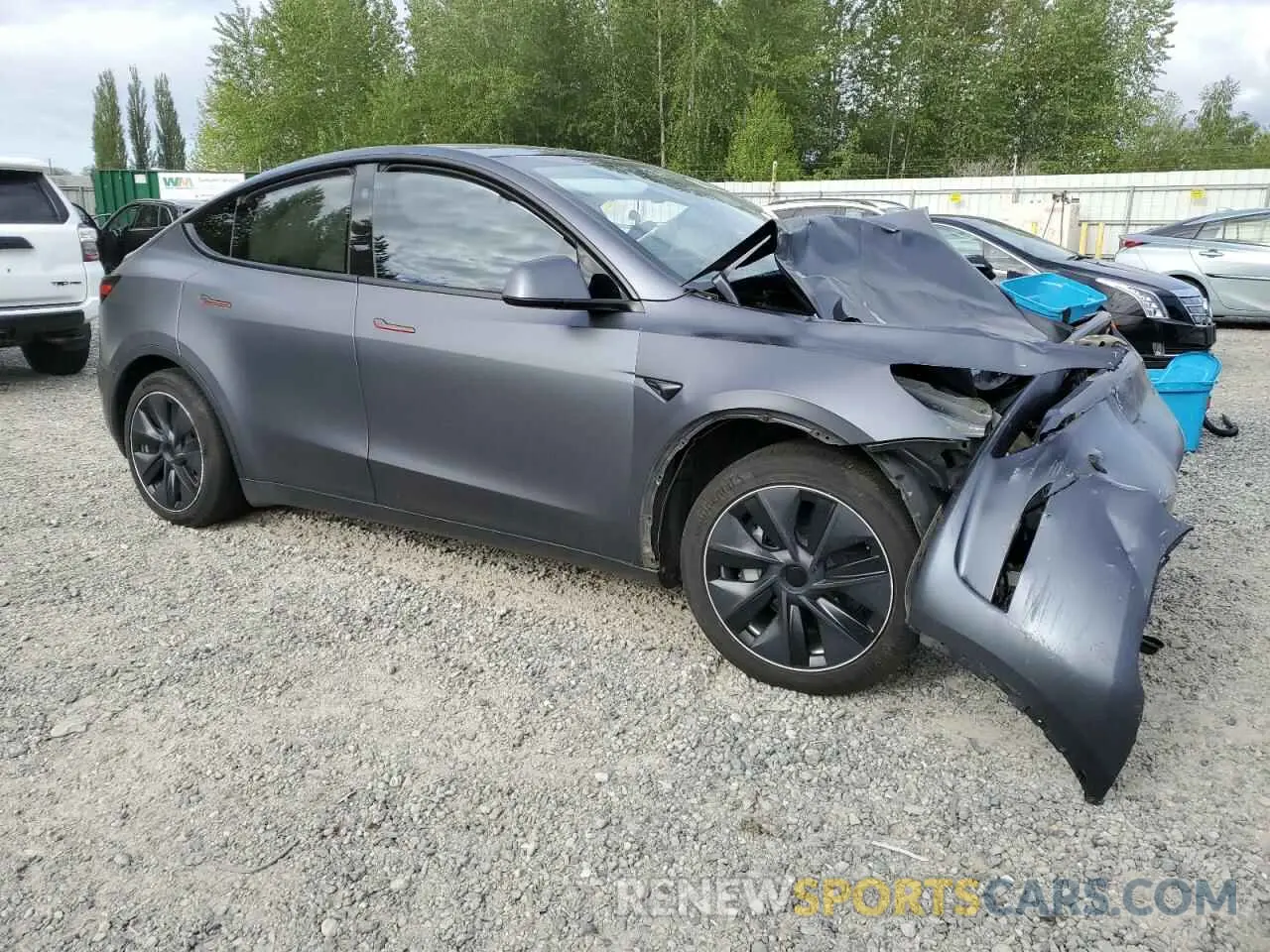 4 Фотография поврежденного автомобиля 7SAYGDEE5PF921915 TESLA MODEL Y 2023