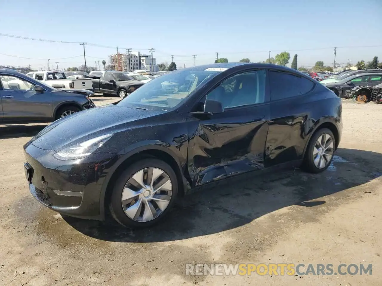 1 Photograph of a damaged car 7SAYGDEE6PA025183 TESLA MODEL Y 2023