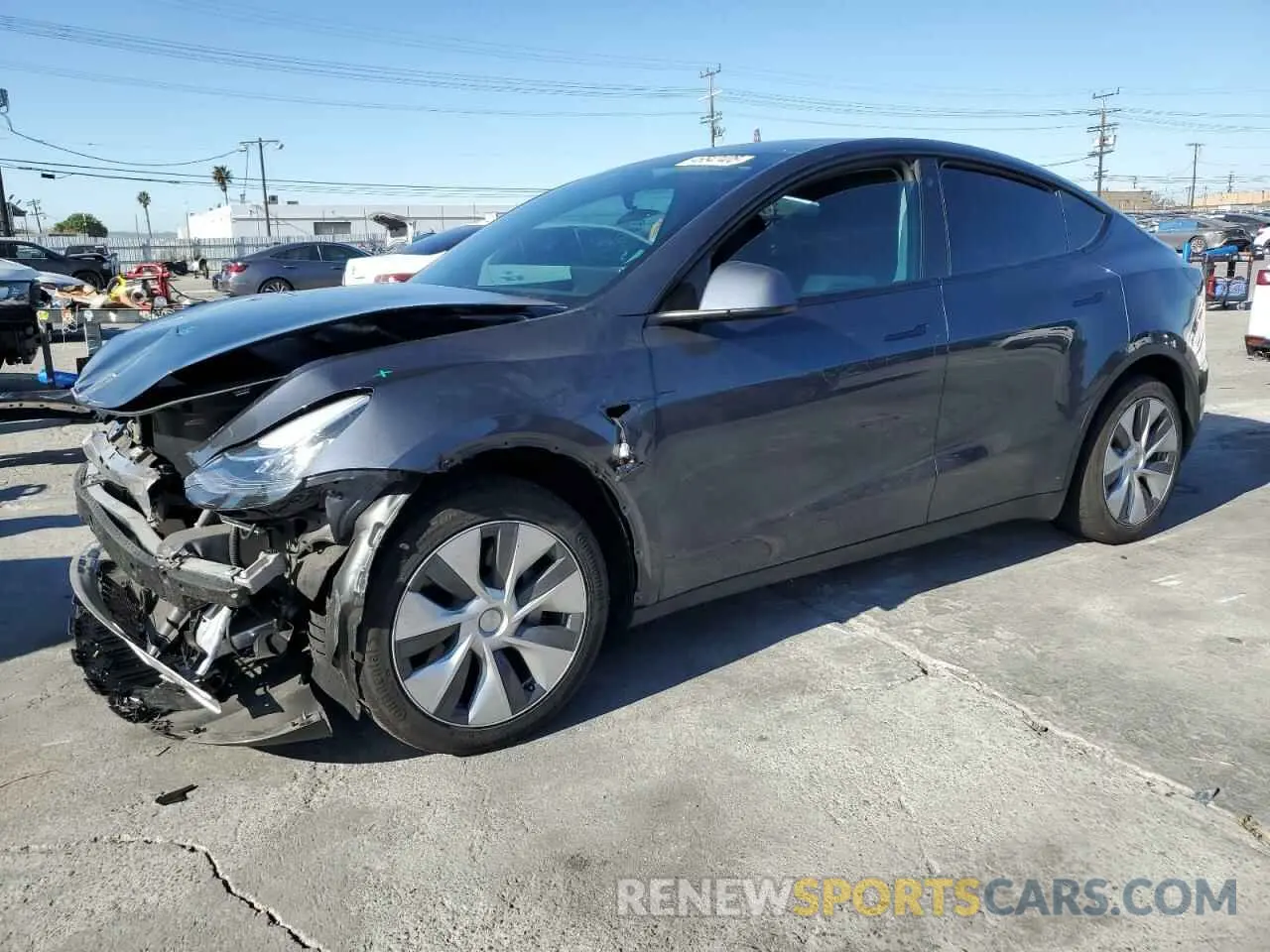 1 Фотография поврежденного автомобиля 7SAYGDEE6PA032862 TESLA MODEL Y 2023