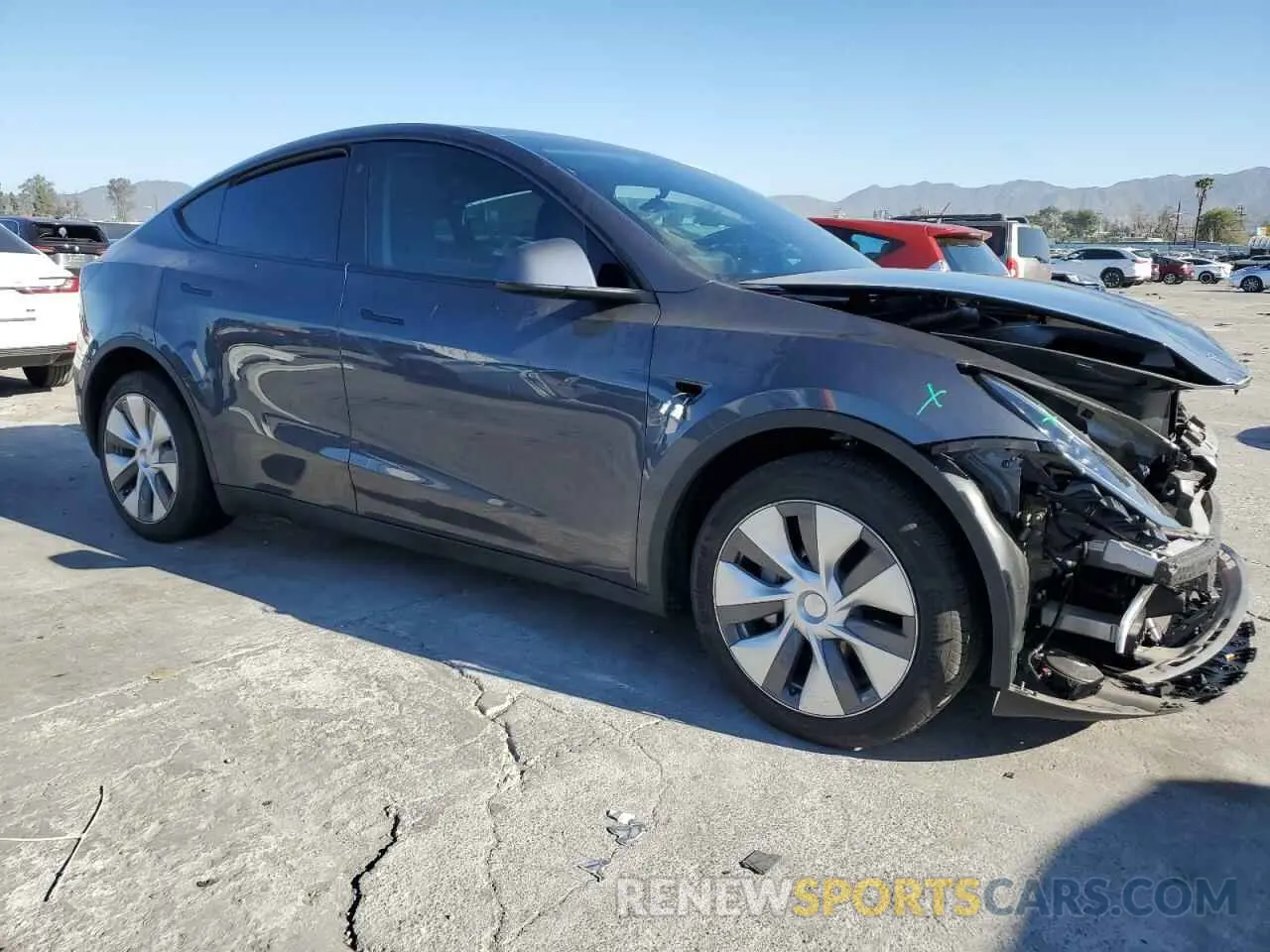 4 Фотография поврежденного автомобиля 7SAYGDEE6PA032862 TESLA MODEL Y 2023
