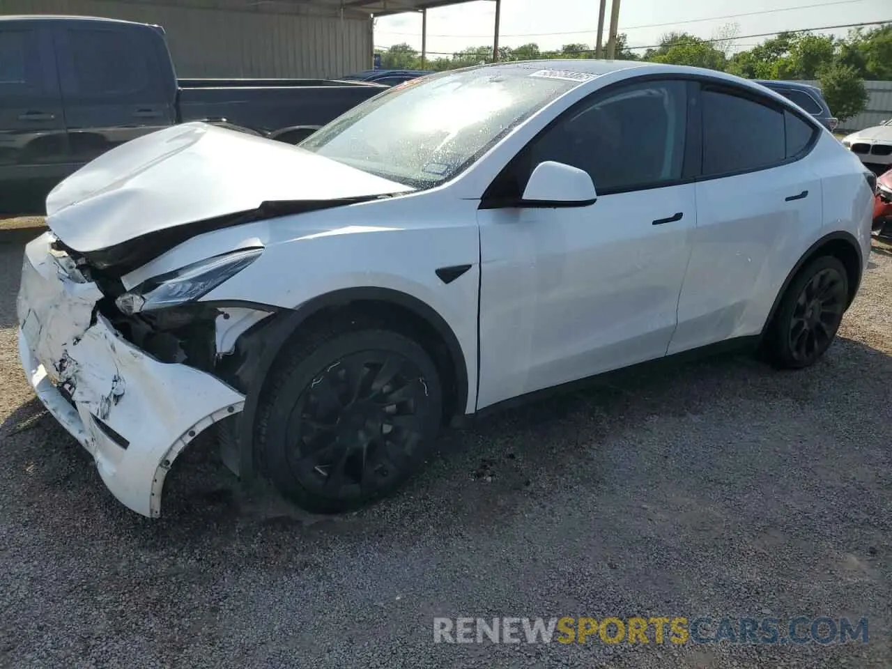 1 Фотография поврежденного автомобиля 7SAYGDEE6PA053274 TESLA MODEL Y 2023