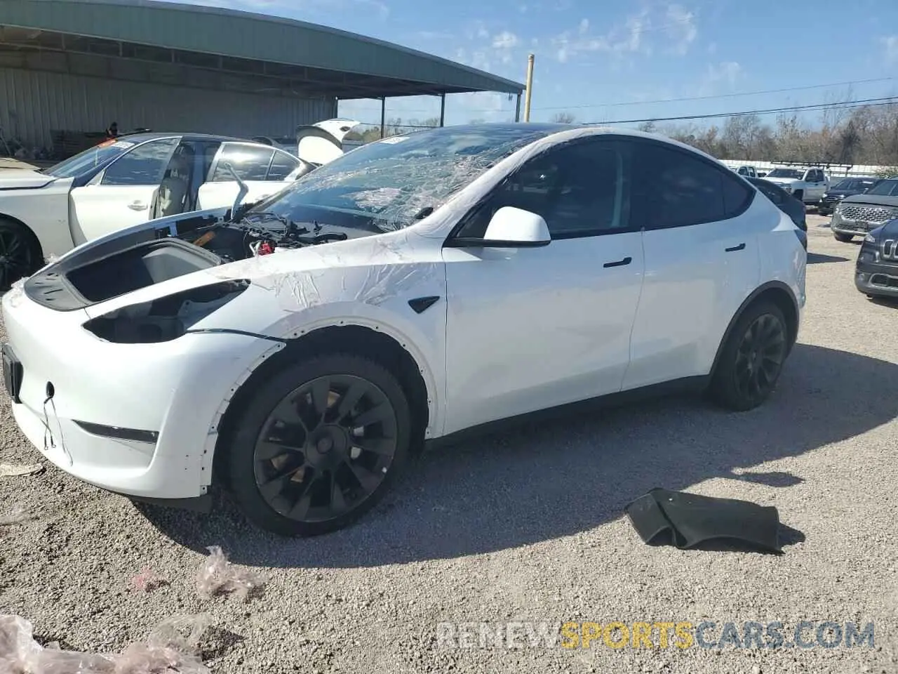 1 Photograph of a damaged car 7SAYGDEE6PA054277 TESLA MODEL Y 2023