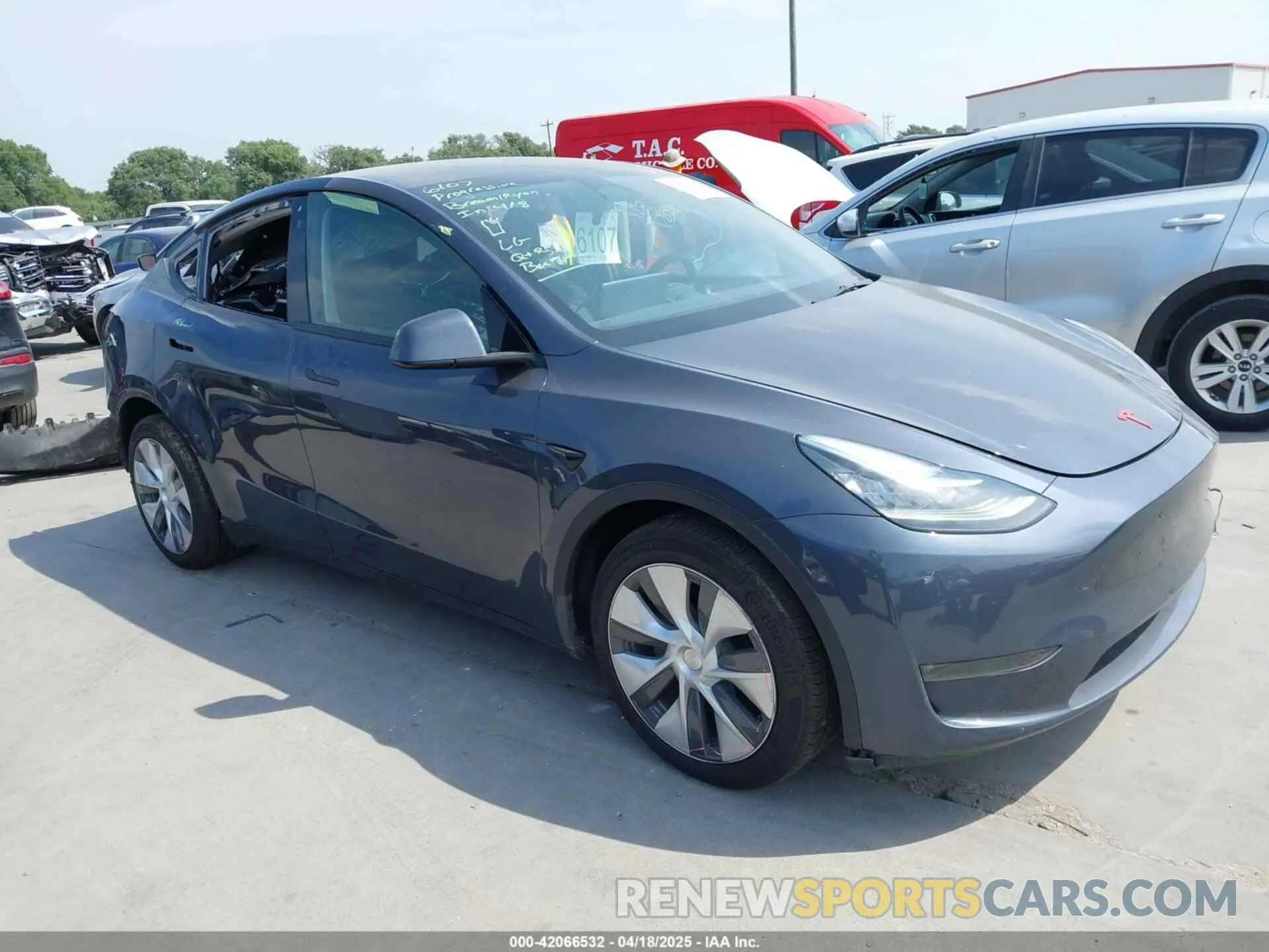 1 Фотография поврежденного автомобиля 7SAYGDEE6PA073931 TESLA MODEL Y 2023