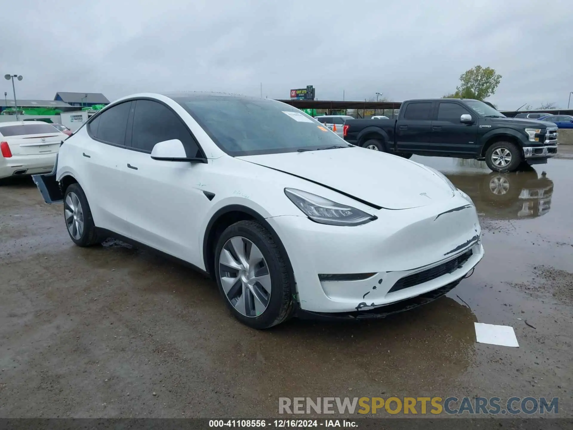 1 Photograph of a damaged car 7SAYGDEE6PA095394 TESLA MODEL Y 2023