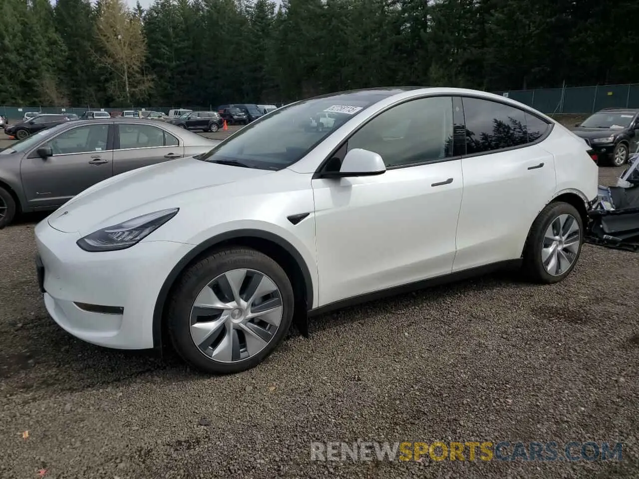 1 Фотография поврежденного автомобиля 7SAYGDEE6PA101291 TESLA MODEL Y 2023