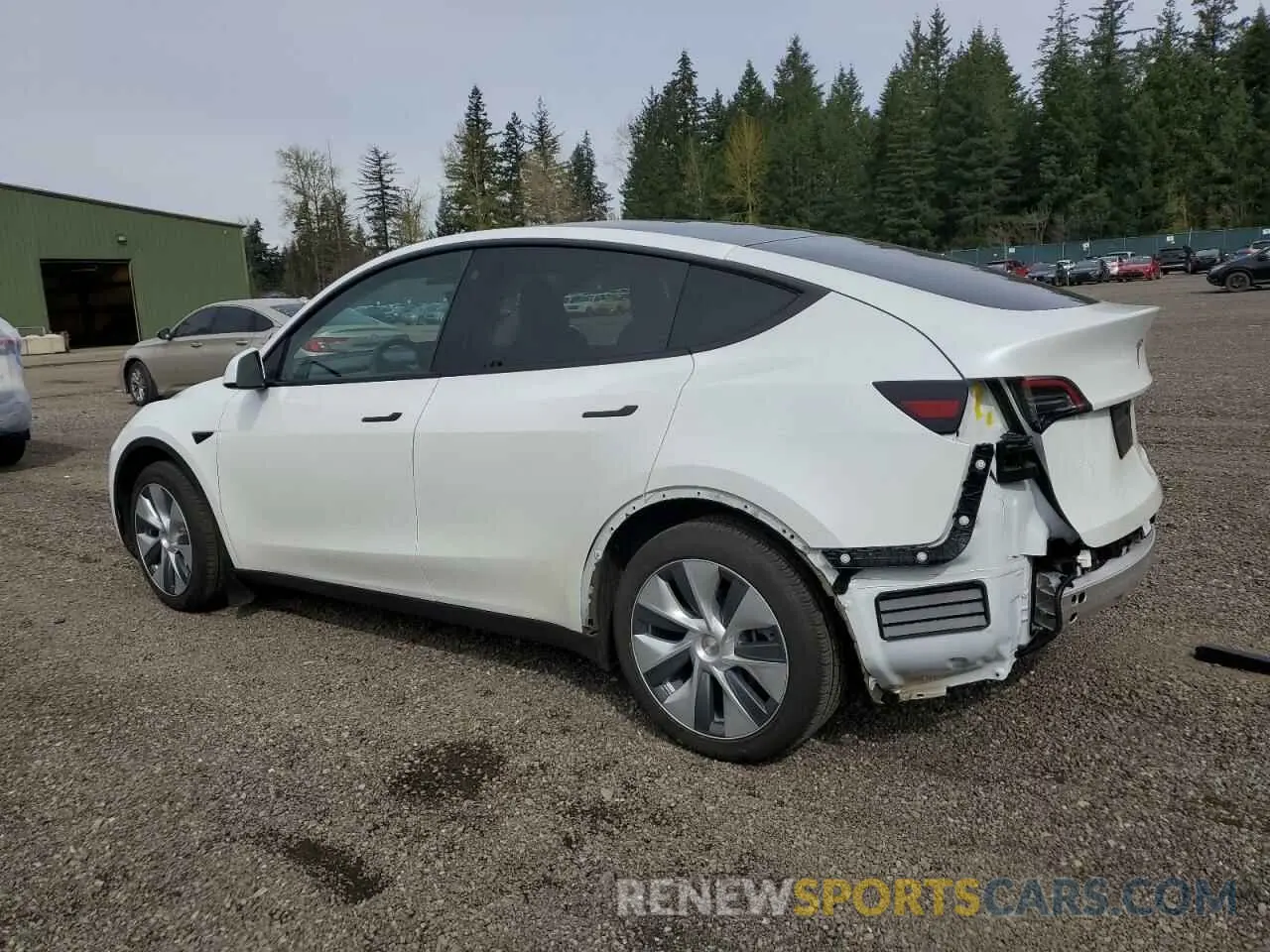 2 Фотография поврежденного автомобиля 7SAYGDEE6PA101291 TESLA MODEL Y 2023