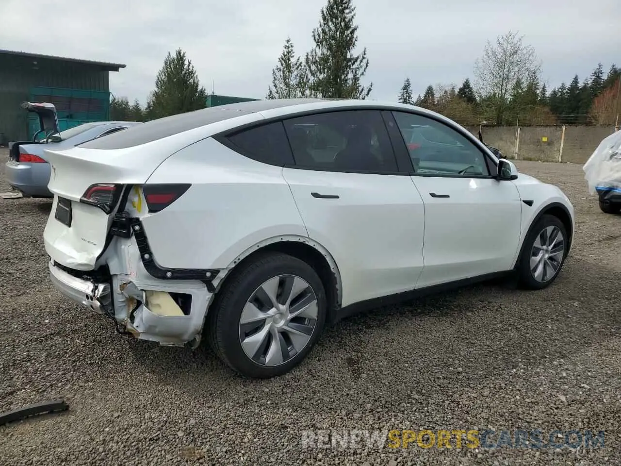 3 Фотография поврежденного автомобиля 7SAYGDEE6PA101291 TESLA MODEL Y 2023