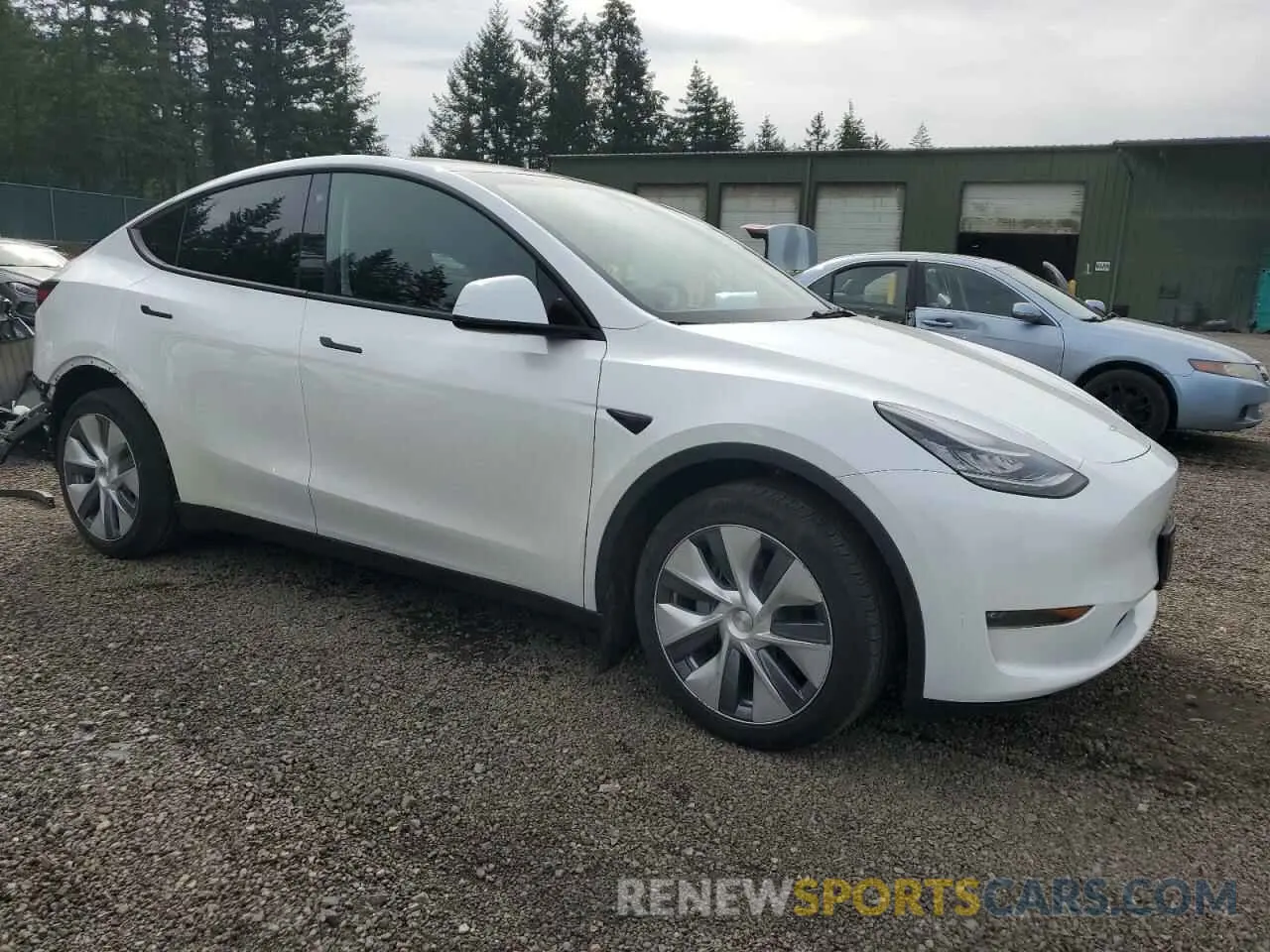 4 Фотография поврежденного автомобиля 7SAYGDEE6PA101291 TESLA MODEL Y 2023