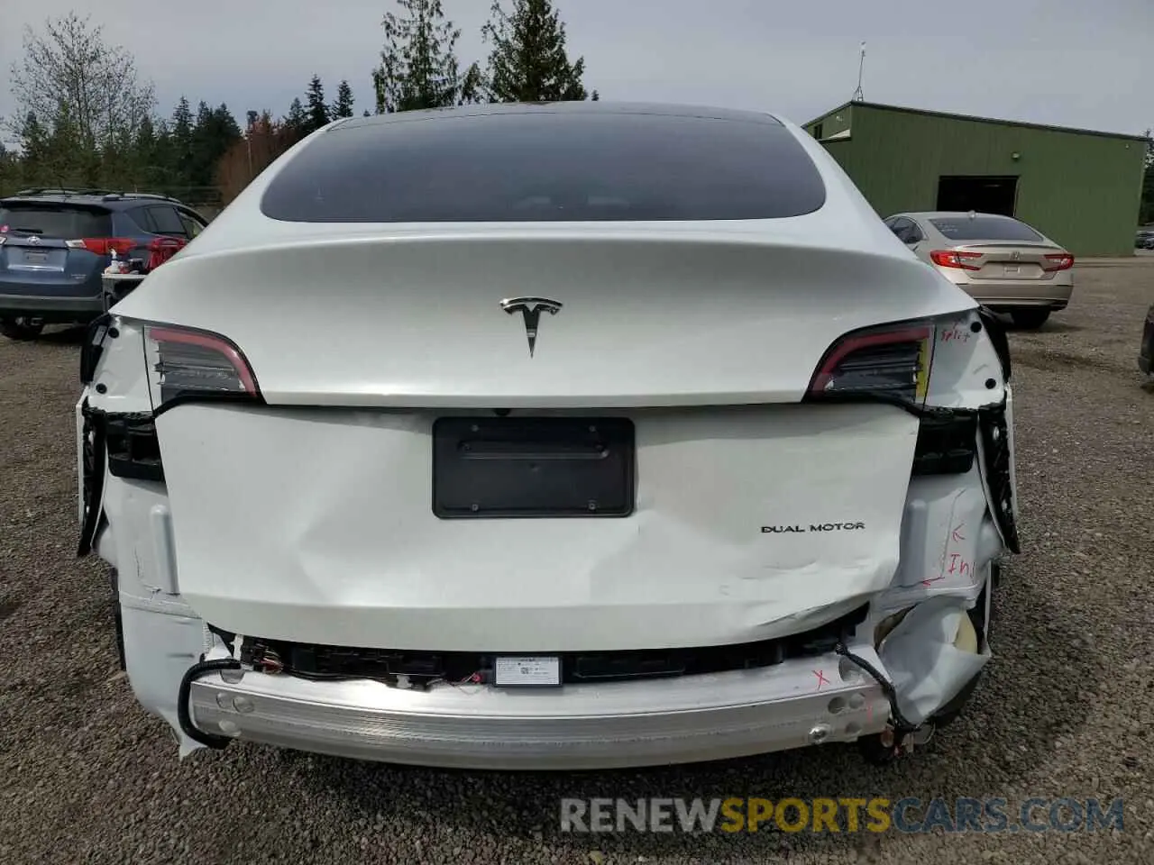 6 Фотография поврежденного автомобиля 7SAYGDEE6PA101291 TESLA MODEL Y 2023