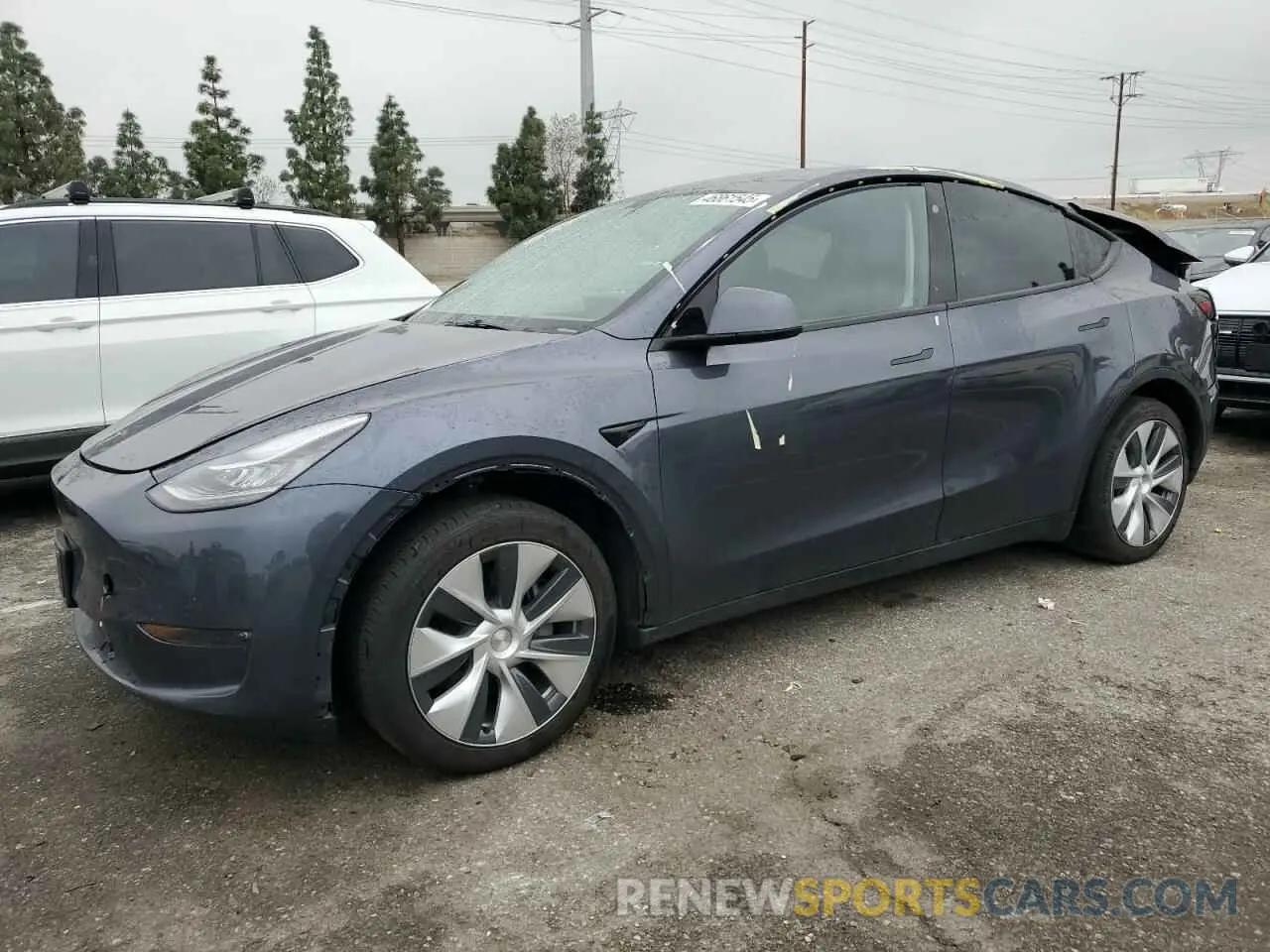 1 Photograph of a damaged car 7SAYGDEE6PA103185 TESLA MODEL Y 2023