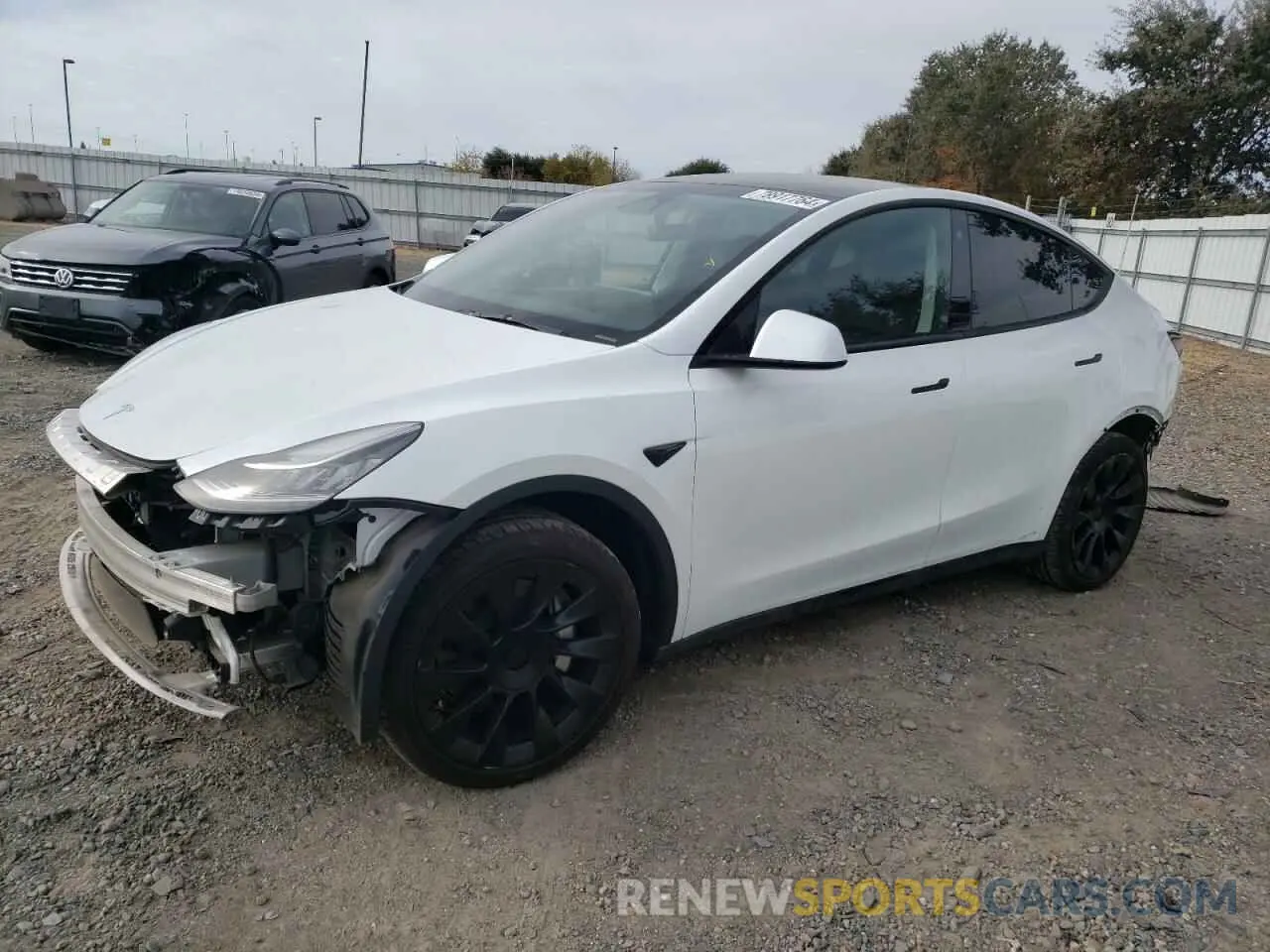 1 Photograph of a damaged car 7SAYGDEE6PA122447 TESLA MODEL Y 2023