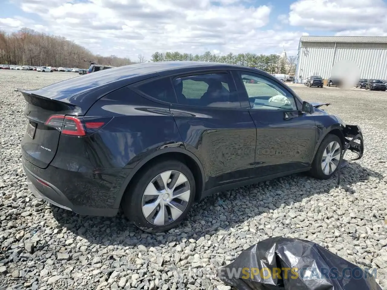 3 Фотография поврежденного автомобиля 7SAYGDEE6PA127292 TESLA MODEL Y 2023