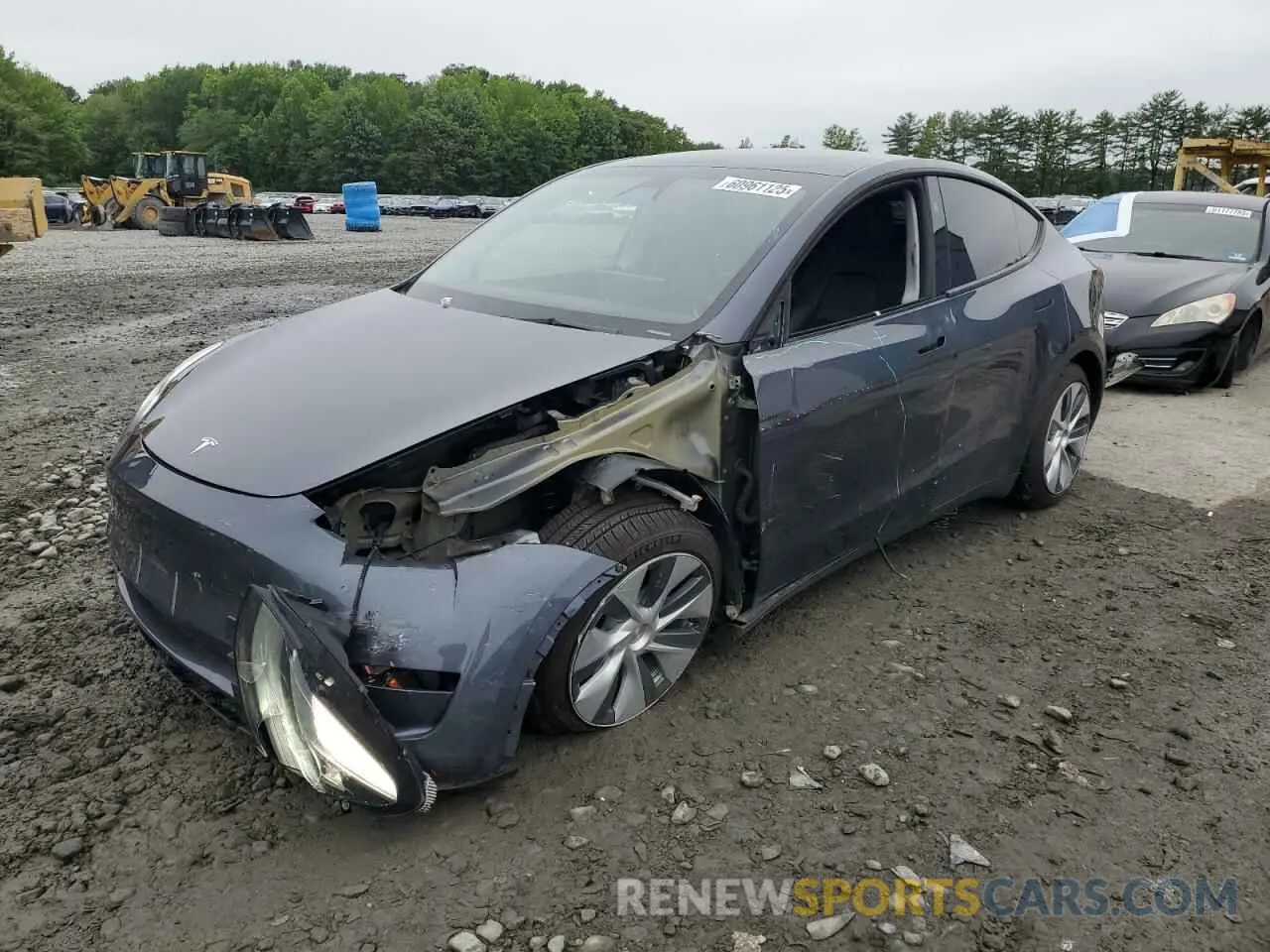 1 Фотография поврежденного автомобиля 7SAYGDEE6PA140964 TESLA MODEL Y 2023