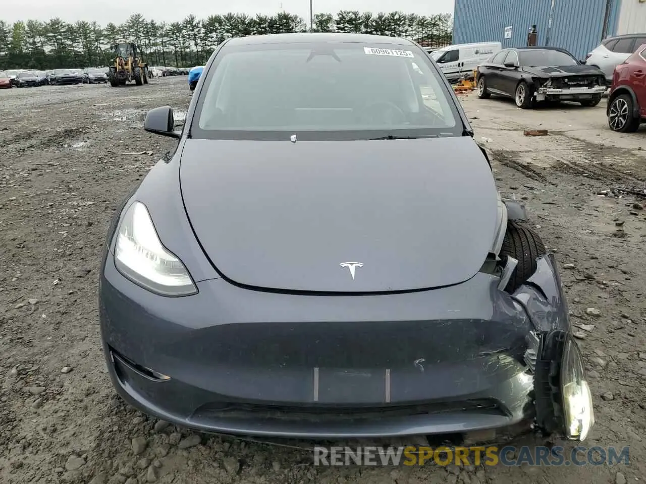 5 Фотография поврежденного автомобиля 7SAYGDEE6PA140964 TESLA MODEL Y 2023