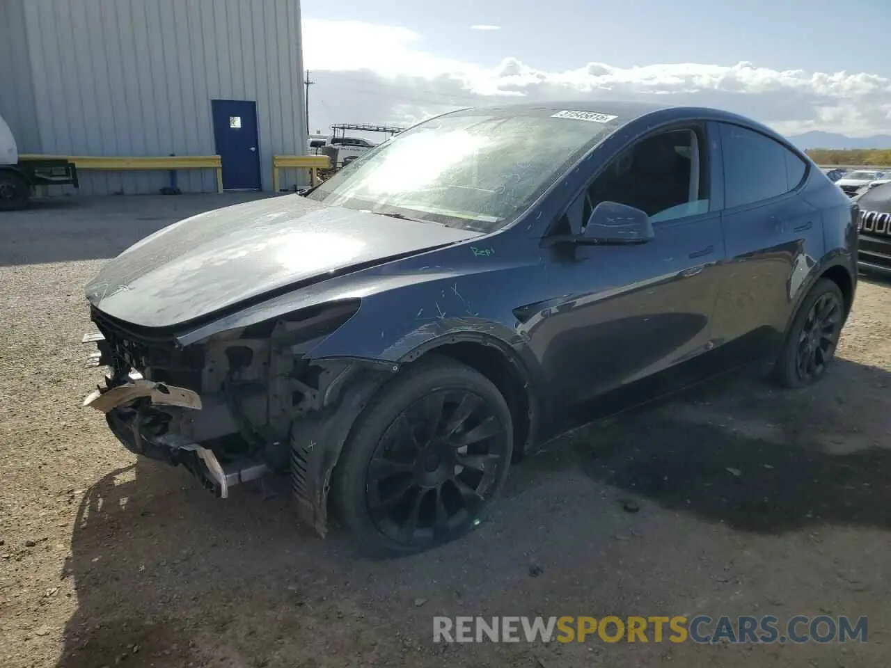 1 Photograph of a damaged car 7SAYGDEE6PA143010 TESLA MODEL Y 2023