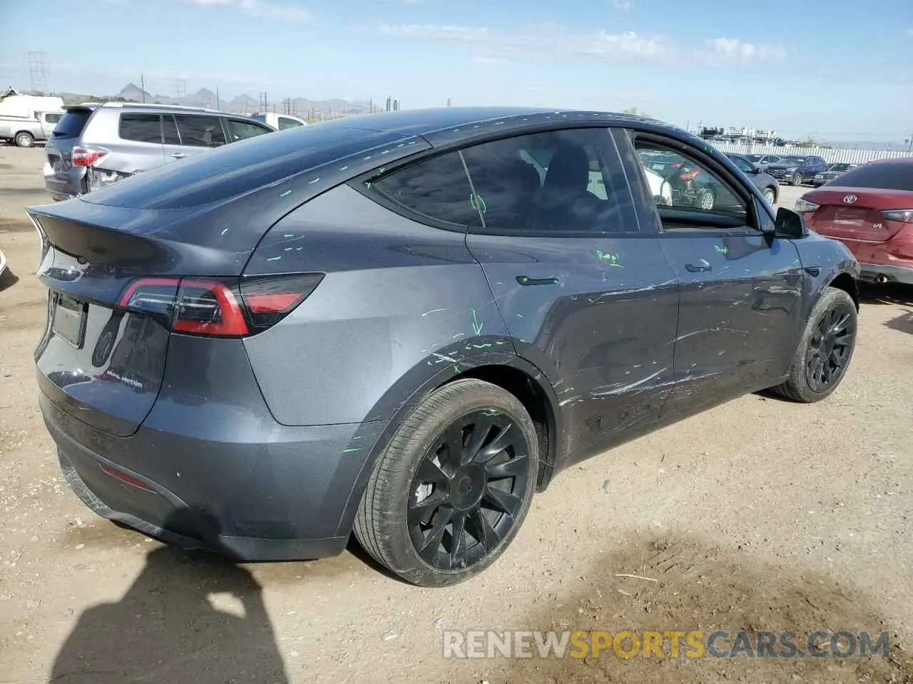 3 Photograph of a damaged car 7SAYGDEE6PA143010 TESLA MODEL Y 2023