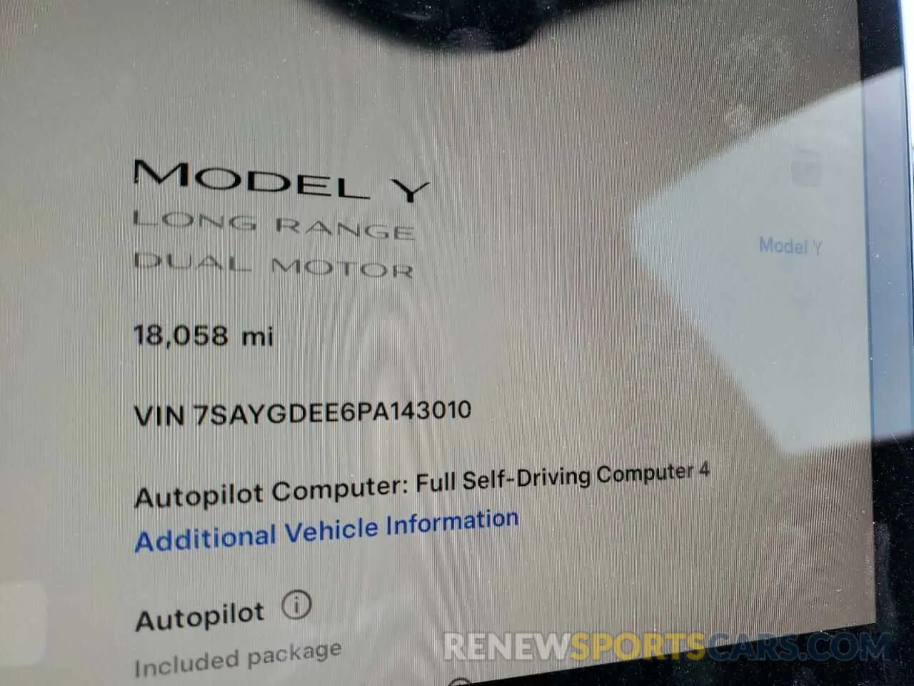 9 Photograph of a damaged car 7SAYGDEE6PA143010 TESLA MODEL Y 2023