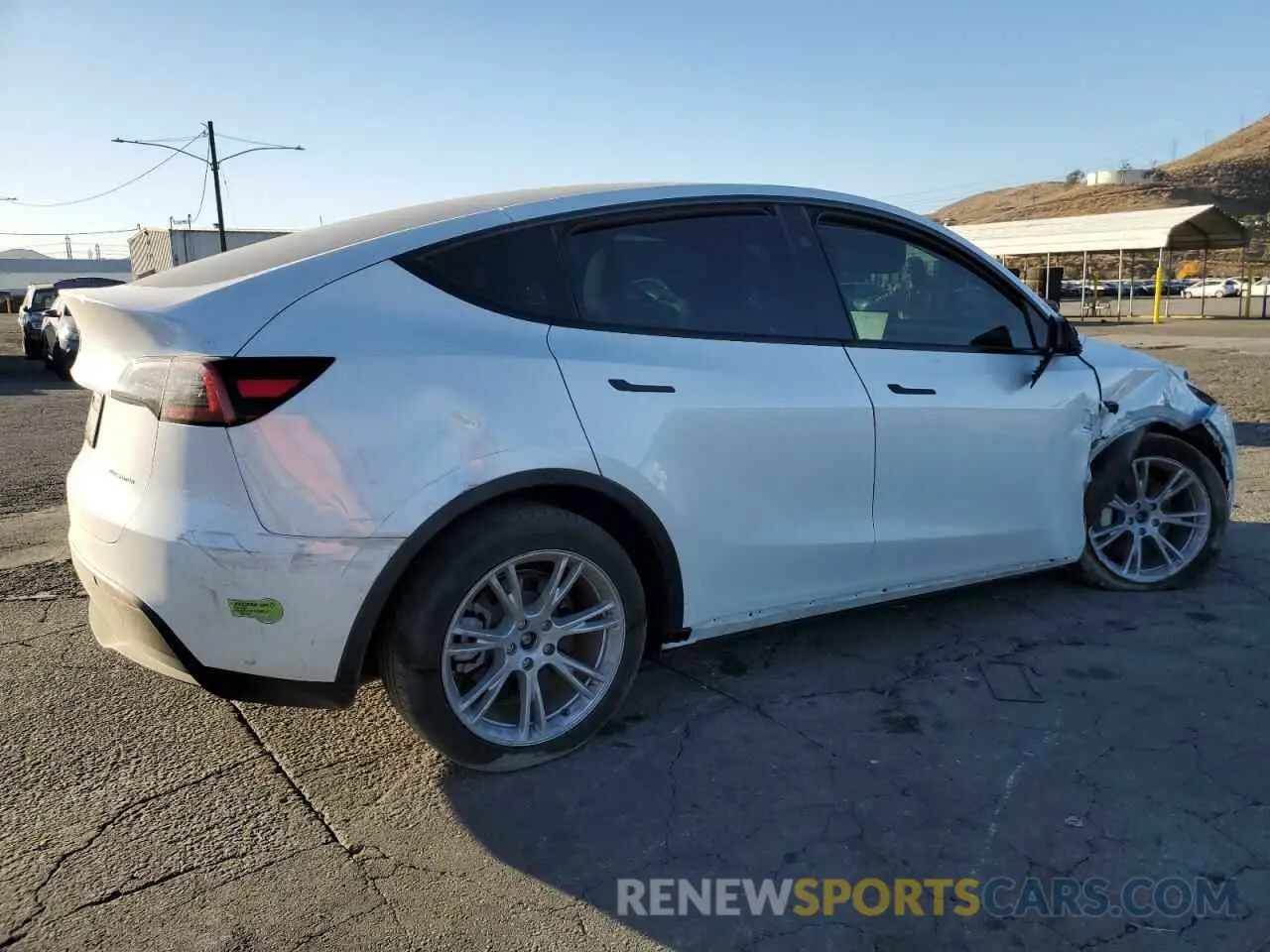 3 Фотография поврежденного автомобиля 7SAYGDEE6PA155383 TESLA MODEL Y 2023