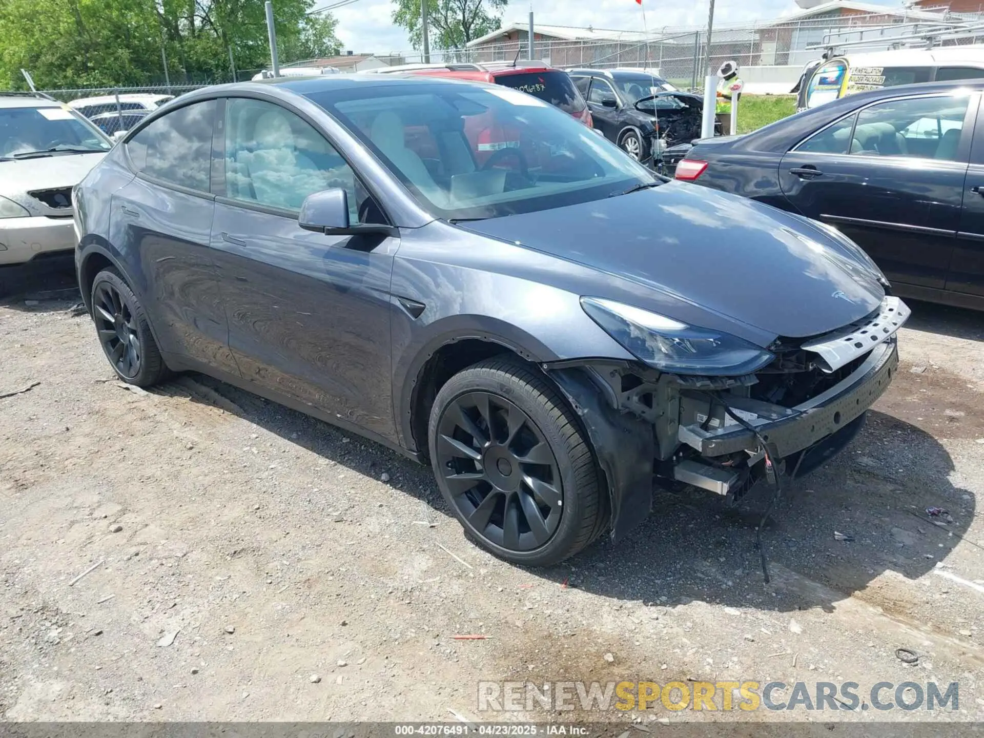 1 Photograph of a damaged car 7SAYGDEE6PA162186 TESLA MODEL Y 2023