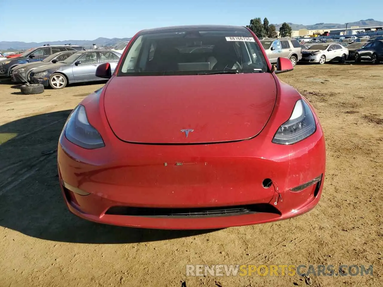 5 Фотография поврежденного автомобиля 7SAYGDEE6PA167386 TESLA MODEL Y 2023
