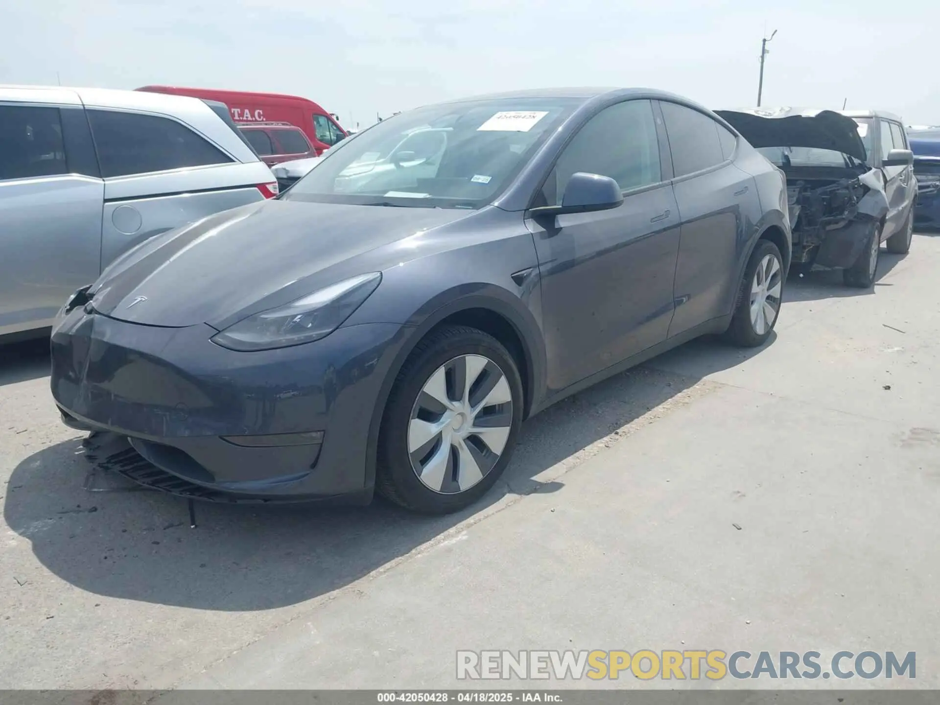 2 Фотография поврежденного автомобиля 7SAYGDEE6PA169168 TESLA MODEL Y 2023