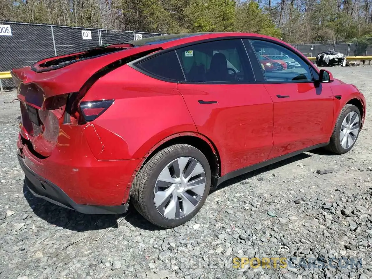 3 Photograph of a damaged car 7SAYGDEE6PA186066 TESLA MODEL Y 2023