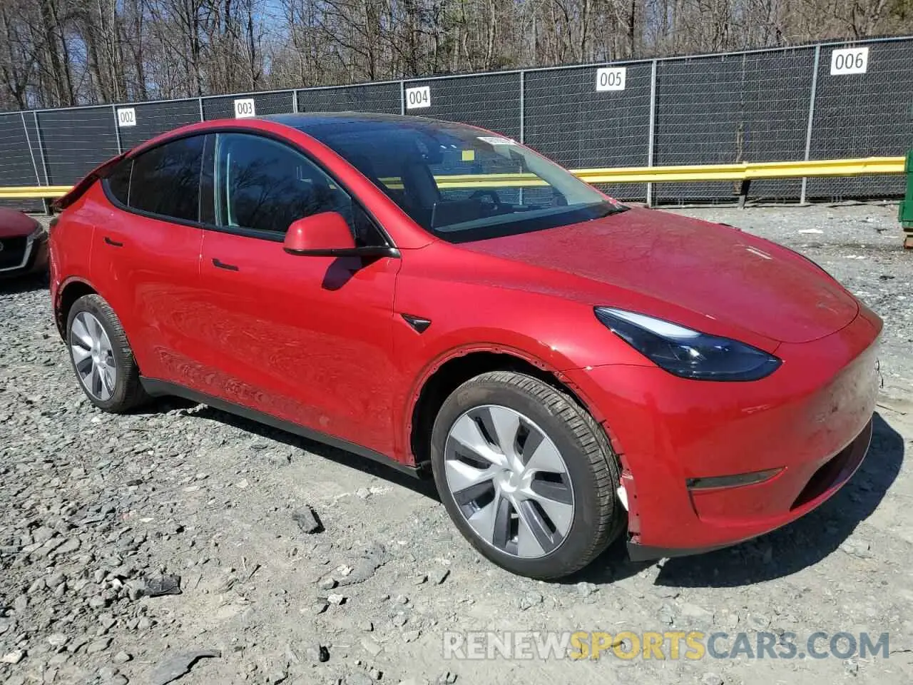 4 Photograph of a damaged car 7SAYGDEE6PA186066 TESLA MODEL Y 2023