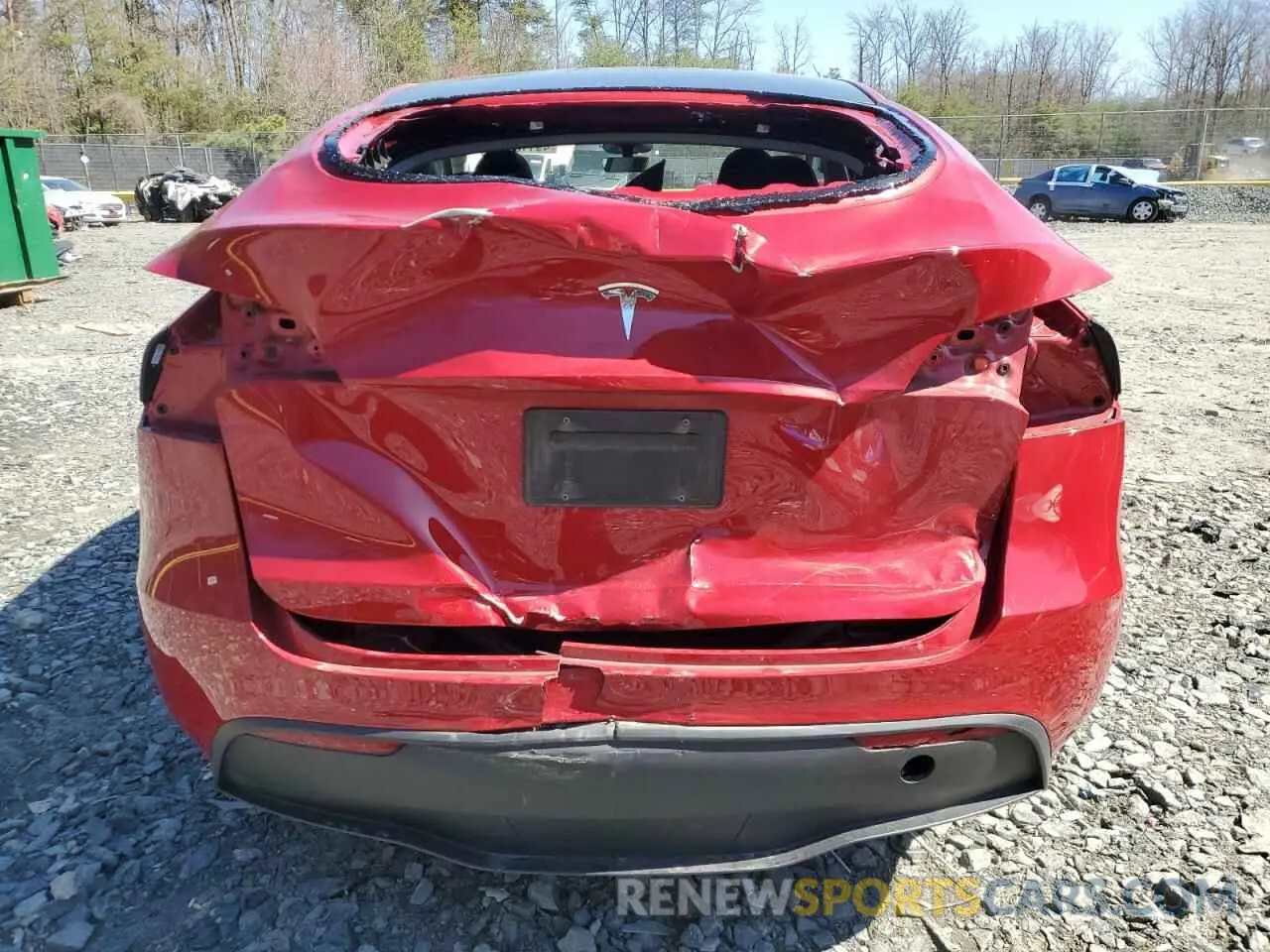 6 Photograph of a damaged car 7SAYGDEE6PA186066 TESLA MODEL Y 2023