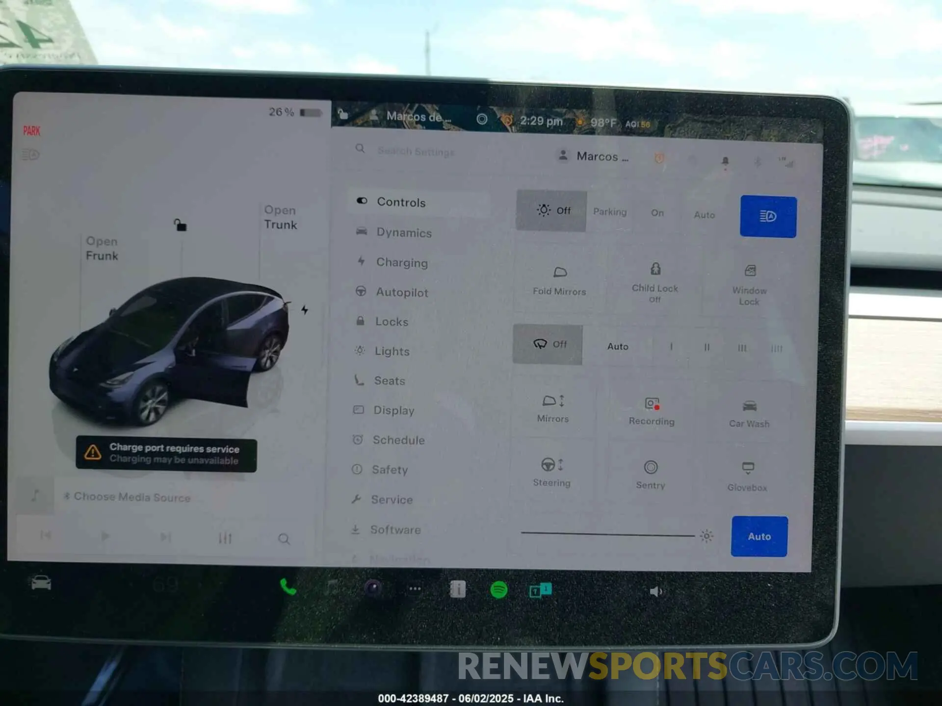 7 Фотография поврежденного автомобиля 7SAYGDEE6PA196760 TESLA MODEL Y 2023