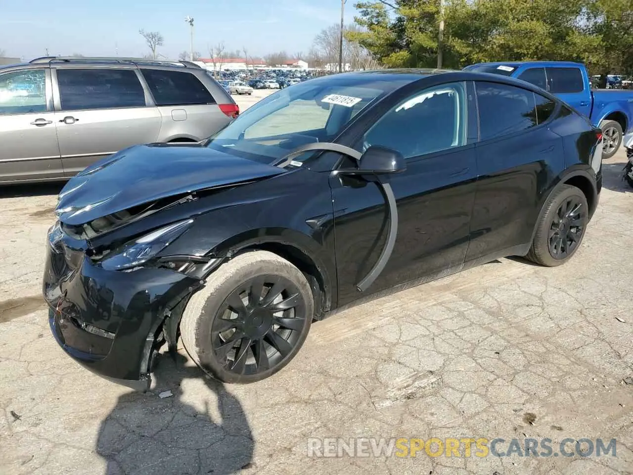 1 Фотография поврежденного автомобиля 7SAYGDEE6PA200614 TESLA MODEL Y 2023