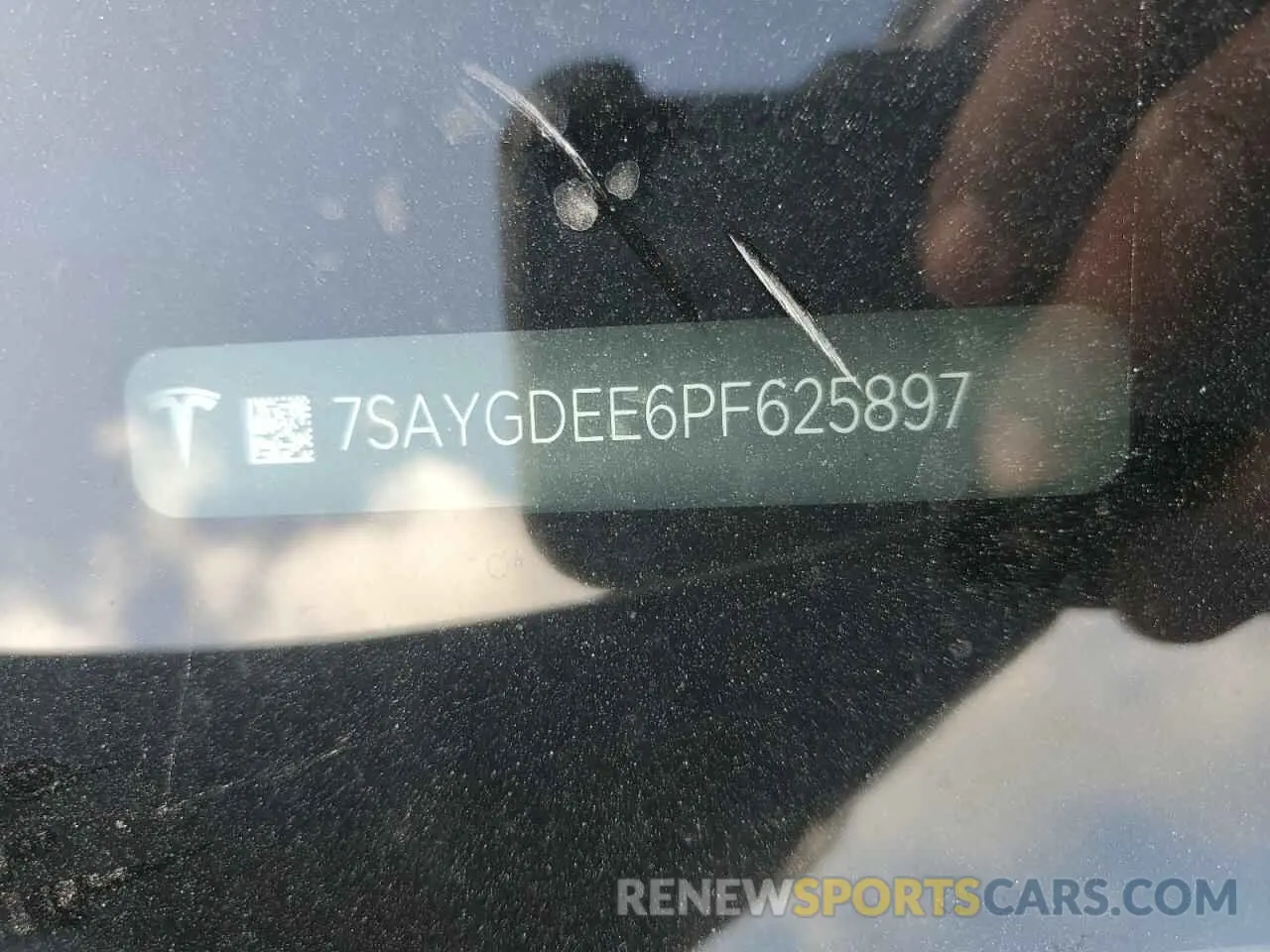 13 Фотография поврежденного автомобиля 7SAYGDEE6PF625897 TESLA MODEL Y 2023