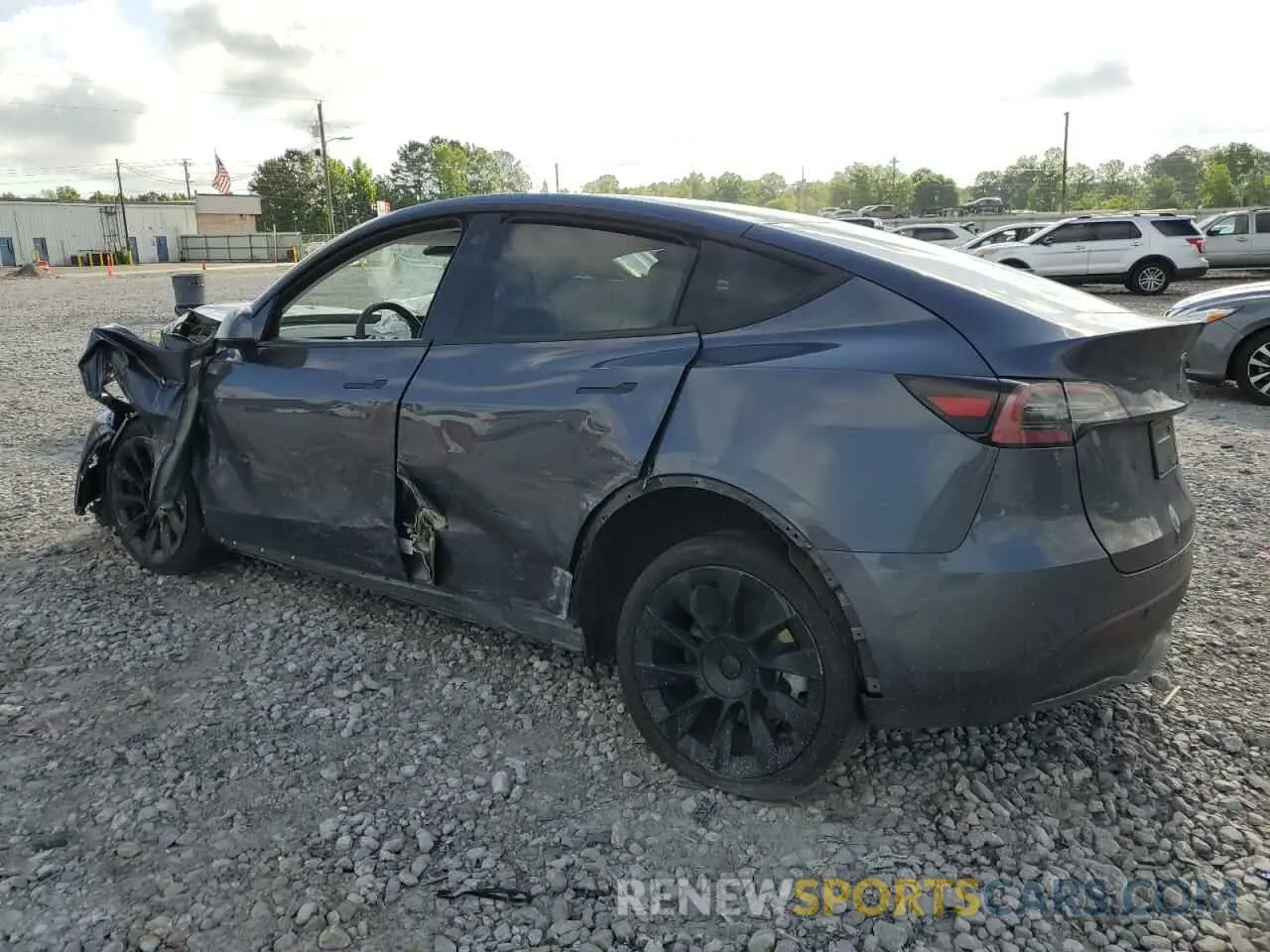 2 Фотография поврежденного автомобиля 7SAYGDEE6PF625897 TESLA MODEL Y 2023