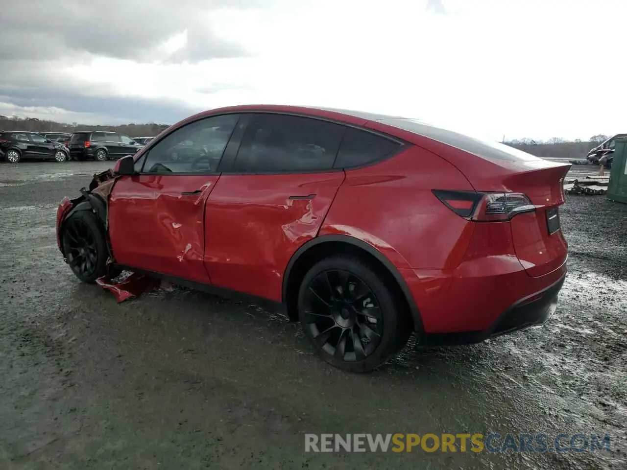2 Photograph of a damaged car 7SAYGDEE6PF668443 TESLA MODEL Y 2023
