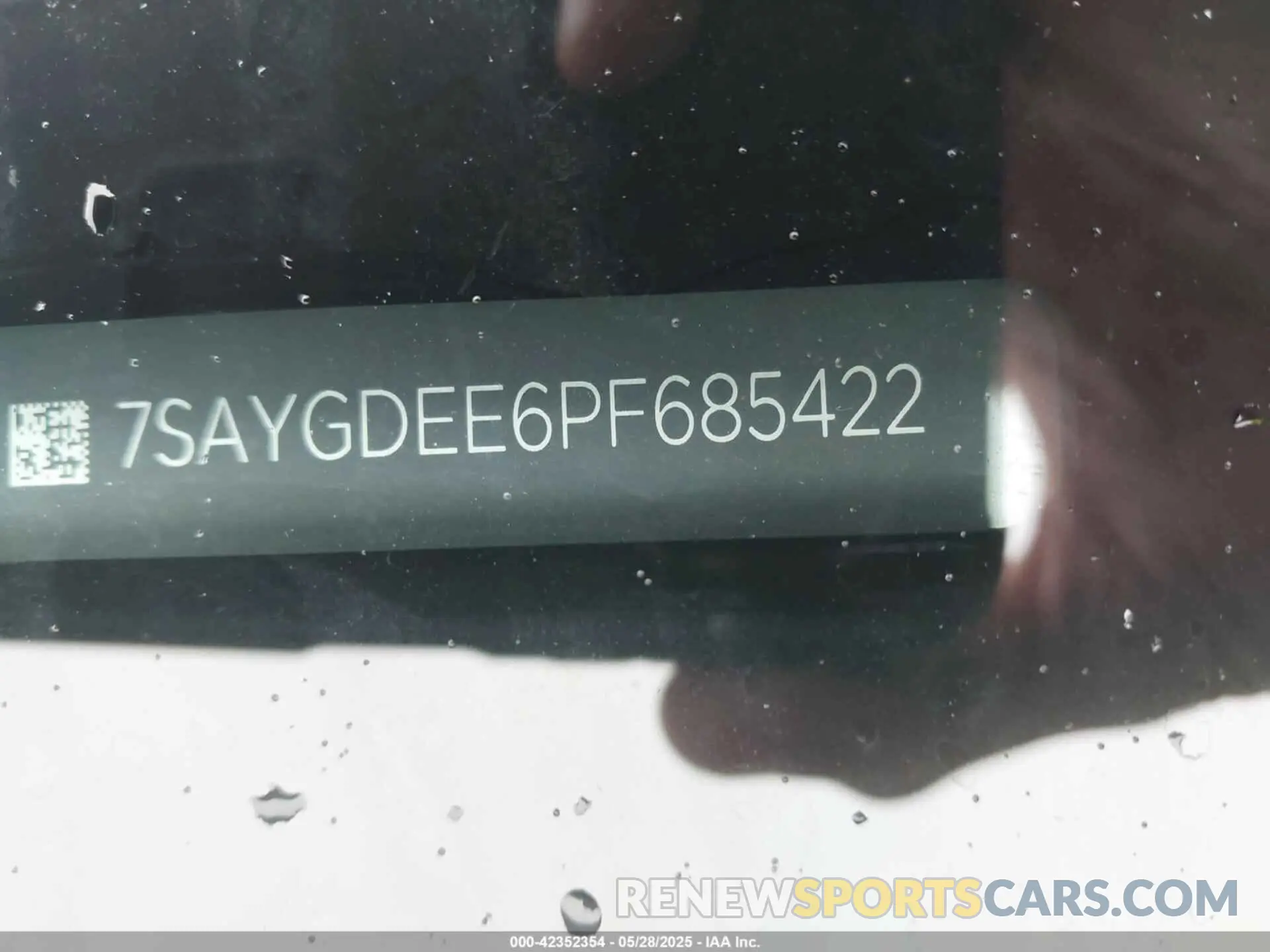9 Фотография поврежденного автомобиля 7SAYGDEE6PF685422 TESLA MODEL Y 2023