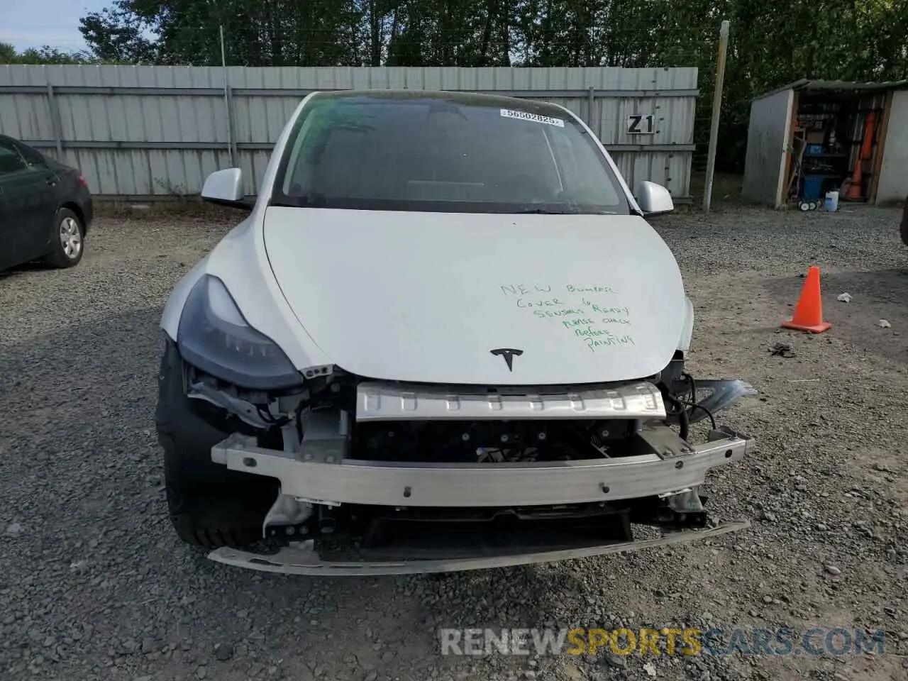 5 Фотография поврежденного автомобиля 7SAYGDEE6PF692970 TESLA MODEL Y 2023