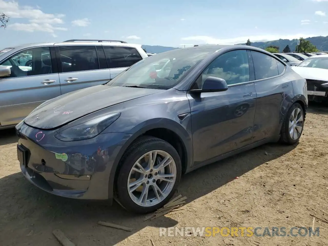 1 Фотография поврежденного автомобиля 7SAYGDEE6PF781681 TESLA MODEL Y 2023