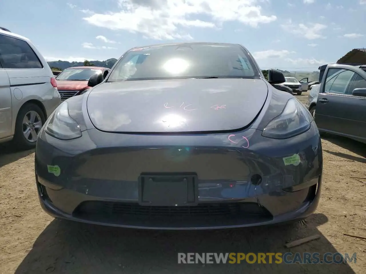 5 Фотография поврежденного автомобиля 7SAYGDEE6PF781681 TESLA MODEL Y 2023