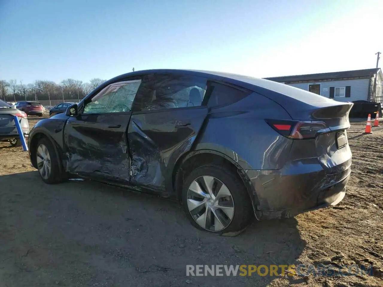2 Photograph of a damaged car 7SAYGDEE6PF831687 TESLA MODEL Y 2023