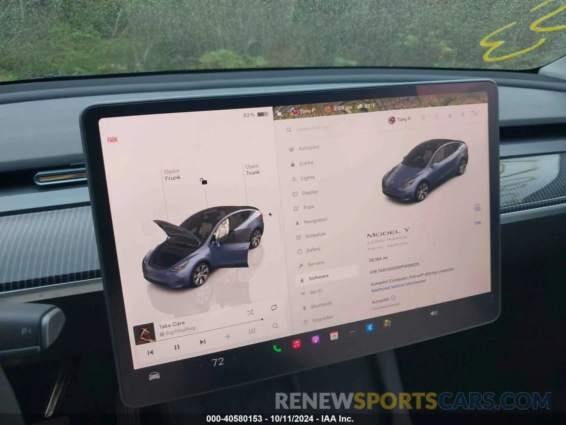 7 Photograph of a damaged car 7SAYGDEE6PF839028 TESLA MODEL Y 2023