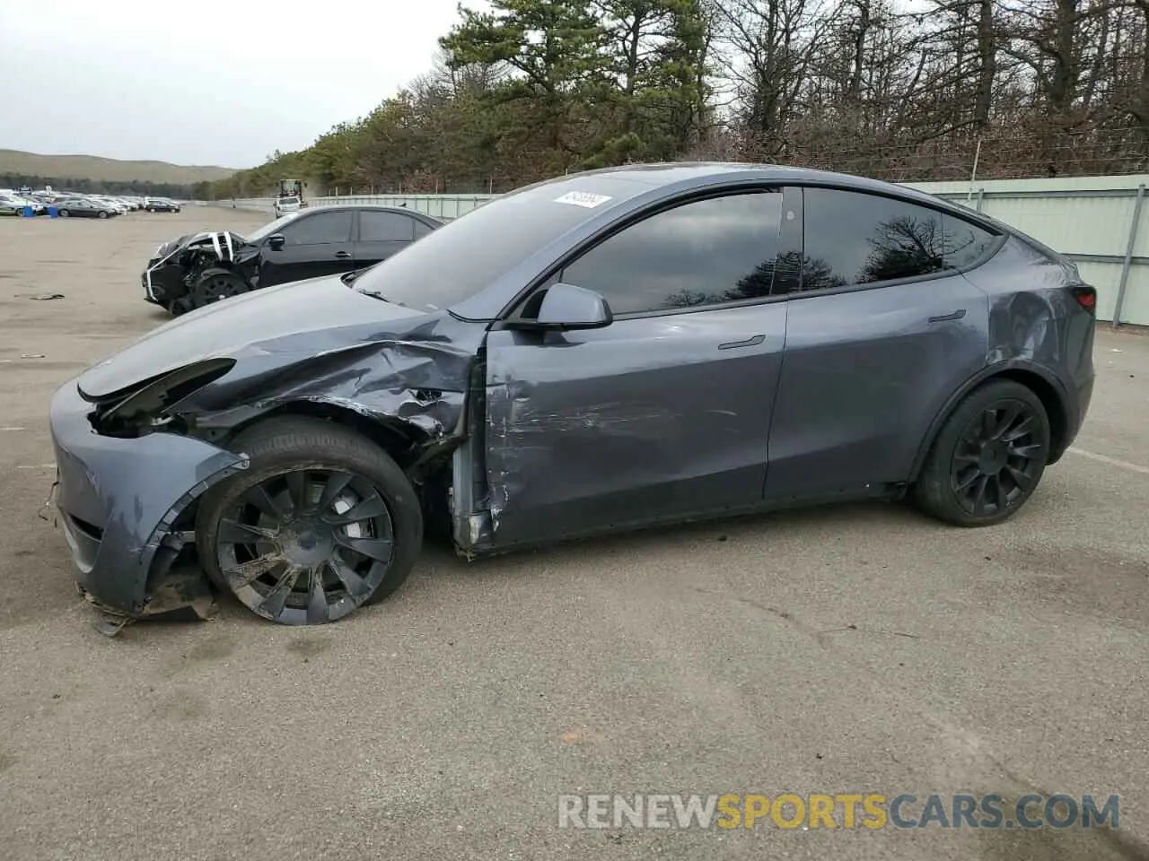 1 Photograph of a damaged car 7SAYGDEE6PF842933 TESLA MODEL Y 2023