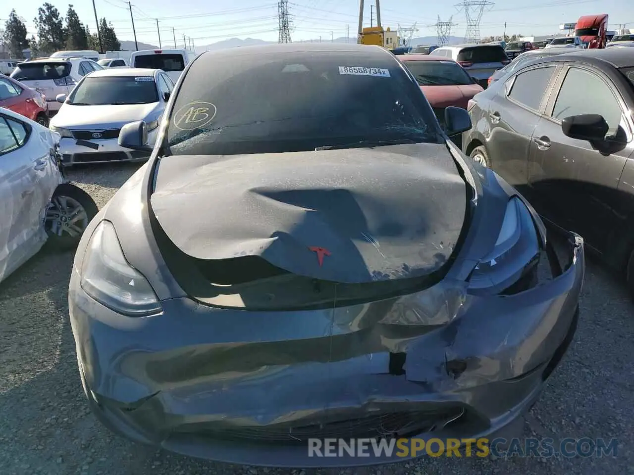 5 Фотография поврежденного автомобиля 7SAYGDEE6PF872126 TESLA MODEL Y 2023